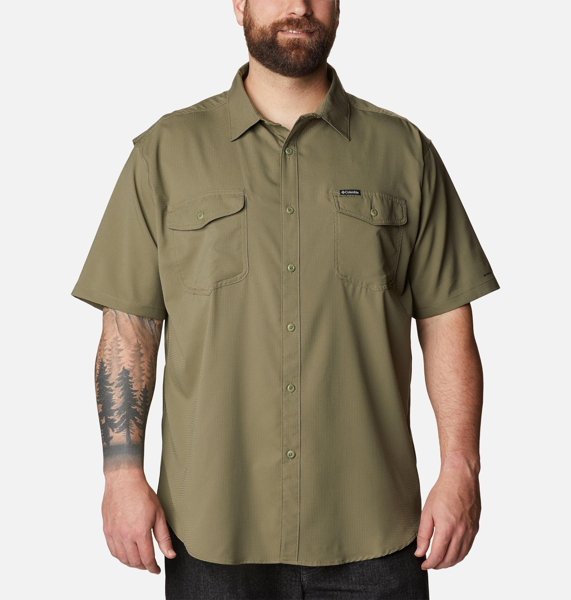 Columbia Mens Utilizer II Solid Short Sleeve Shirt Big- Product Image