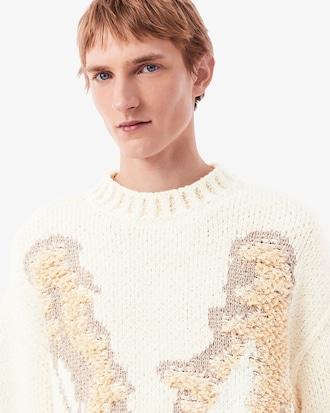 Runway Jacquard Crocodile Sweater Product Image