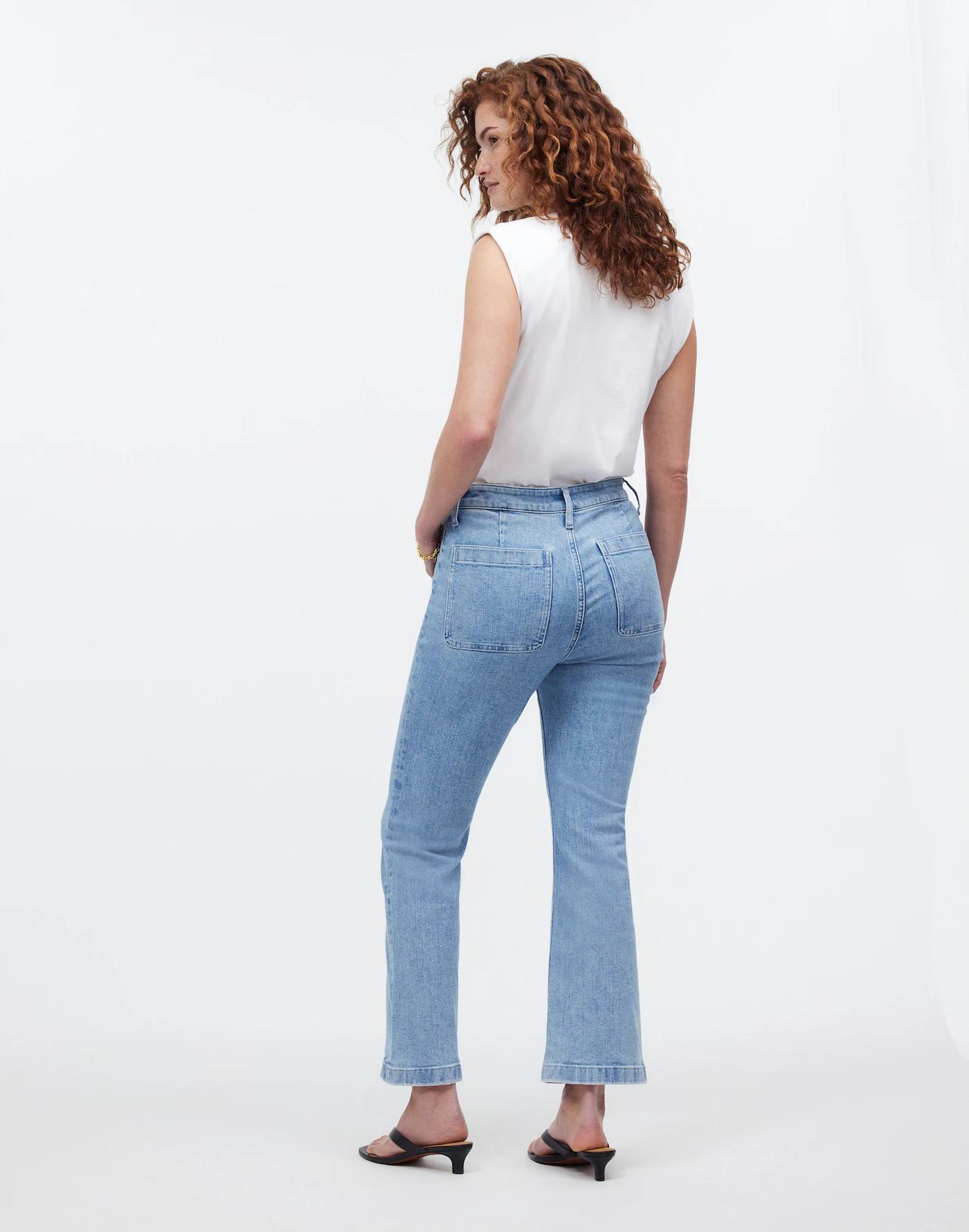 The Tall Curvy Kick Out Crop Jean Product Image