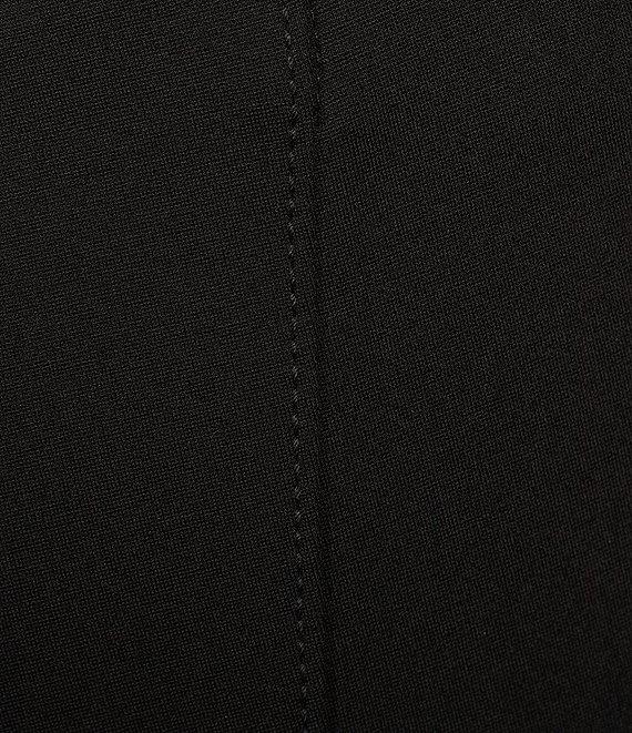 Slim Factor by Investments Plus Size Stretch Ponte Knit No Waist Slim Straight Pants Product Image