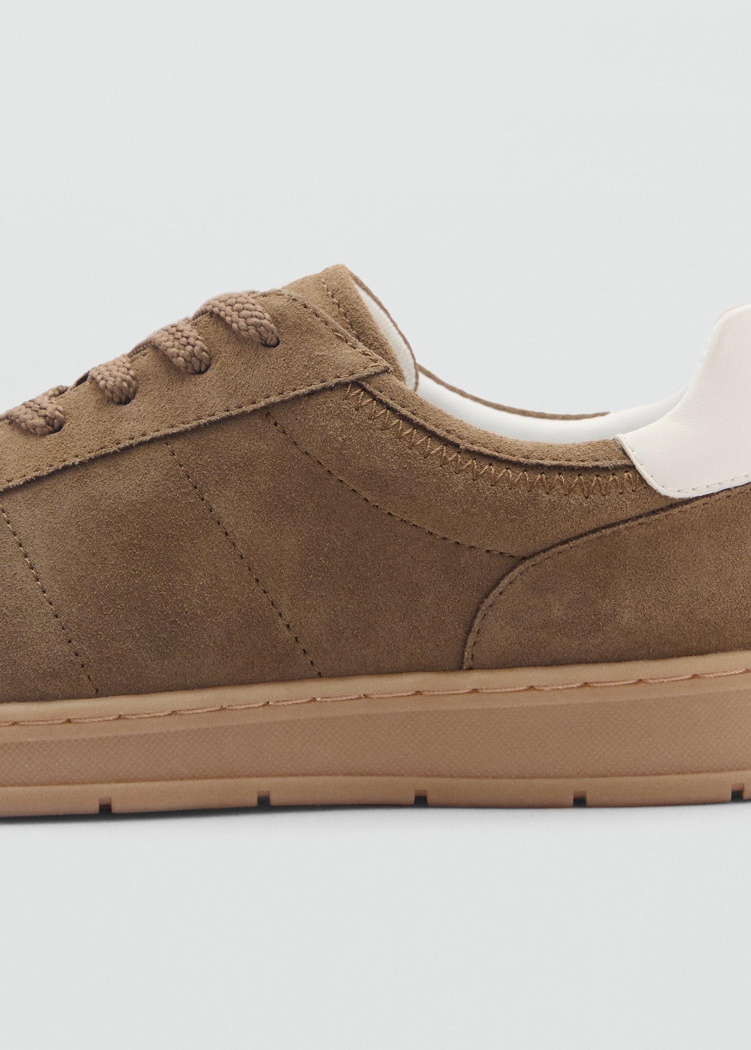 Suede mixed sneakers - Men | MANGO USA Product Image
