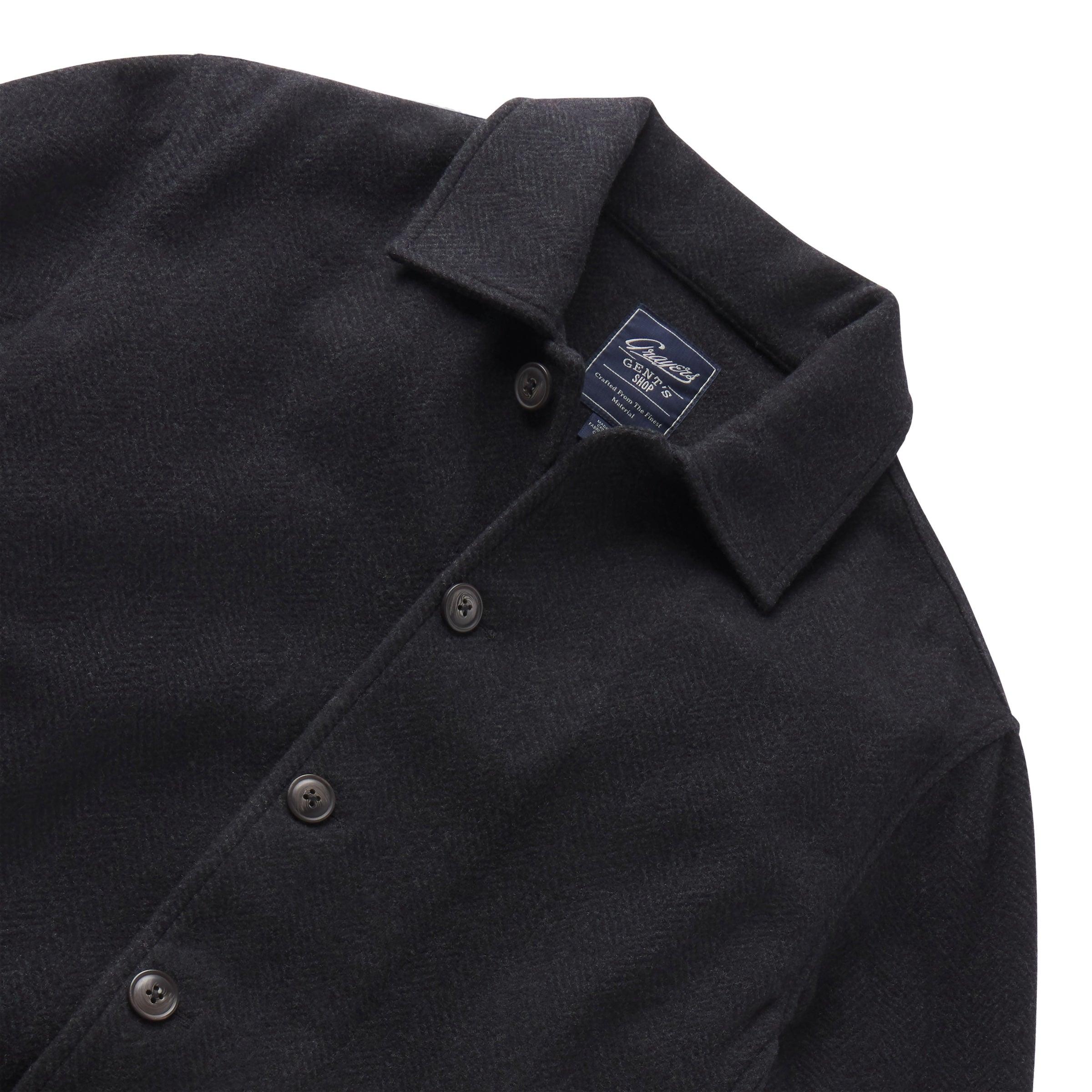 Watson Wool Car Coat - Charcoal Product Image