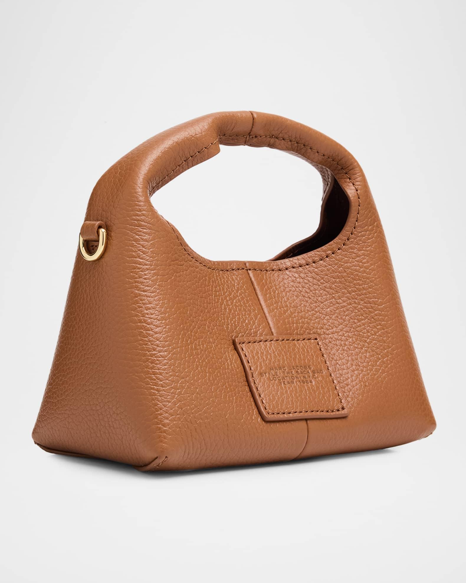 The Micro Grain Leather Crossbody Sack Product Image