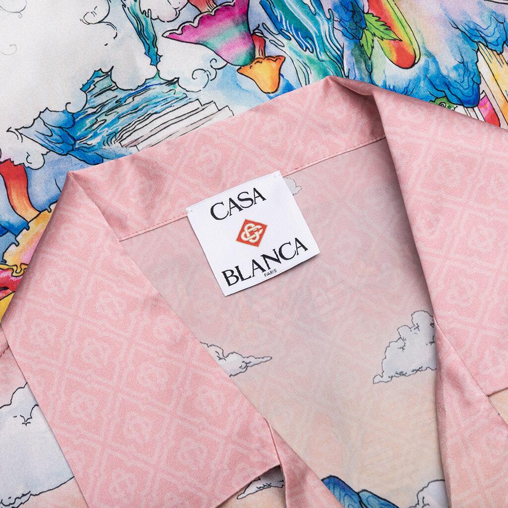 The Road To Knowledge S/S Cuban Collar Shirt - Multi Male Product Image