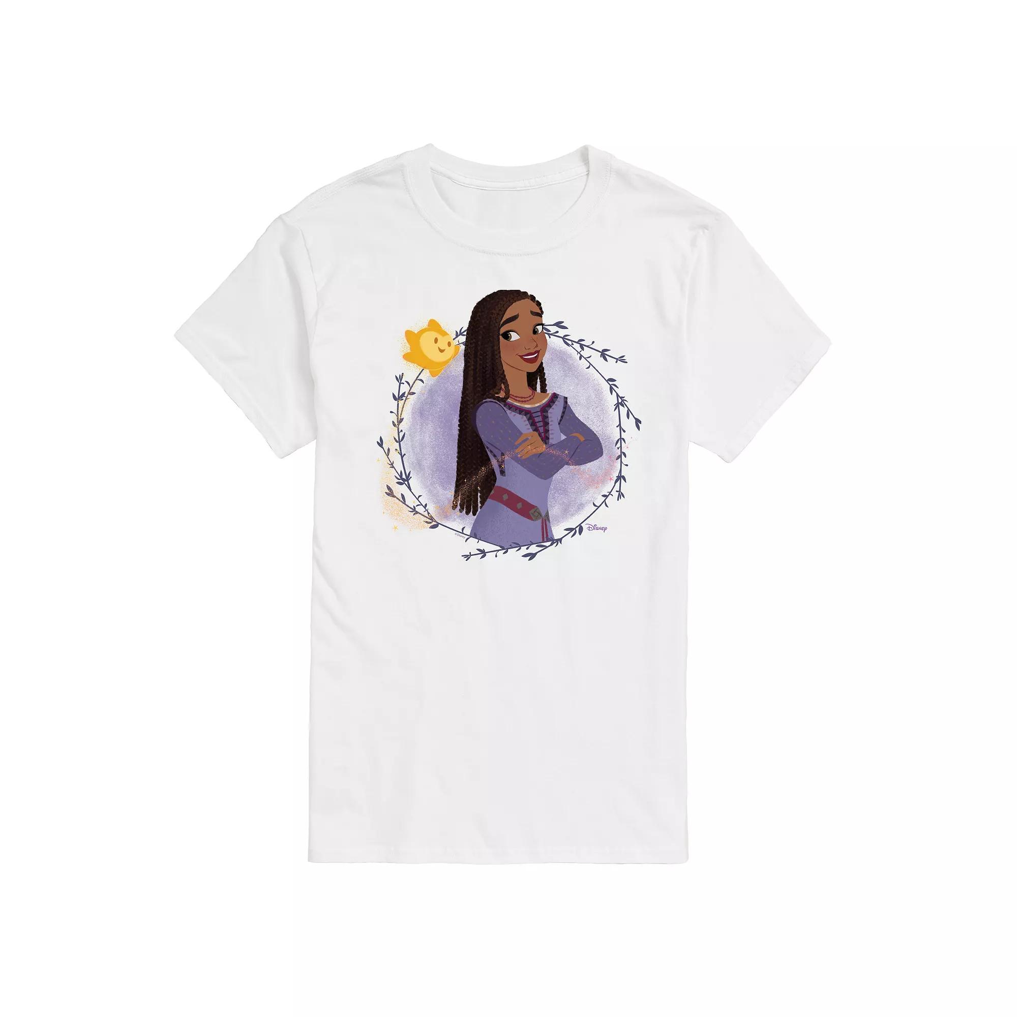 Disney's Wish Asha And Star Men's Graphic Tee,  Product Image
