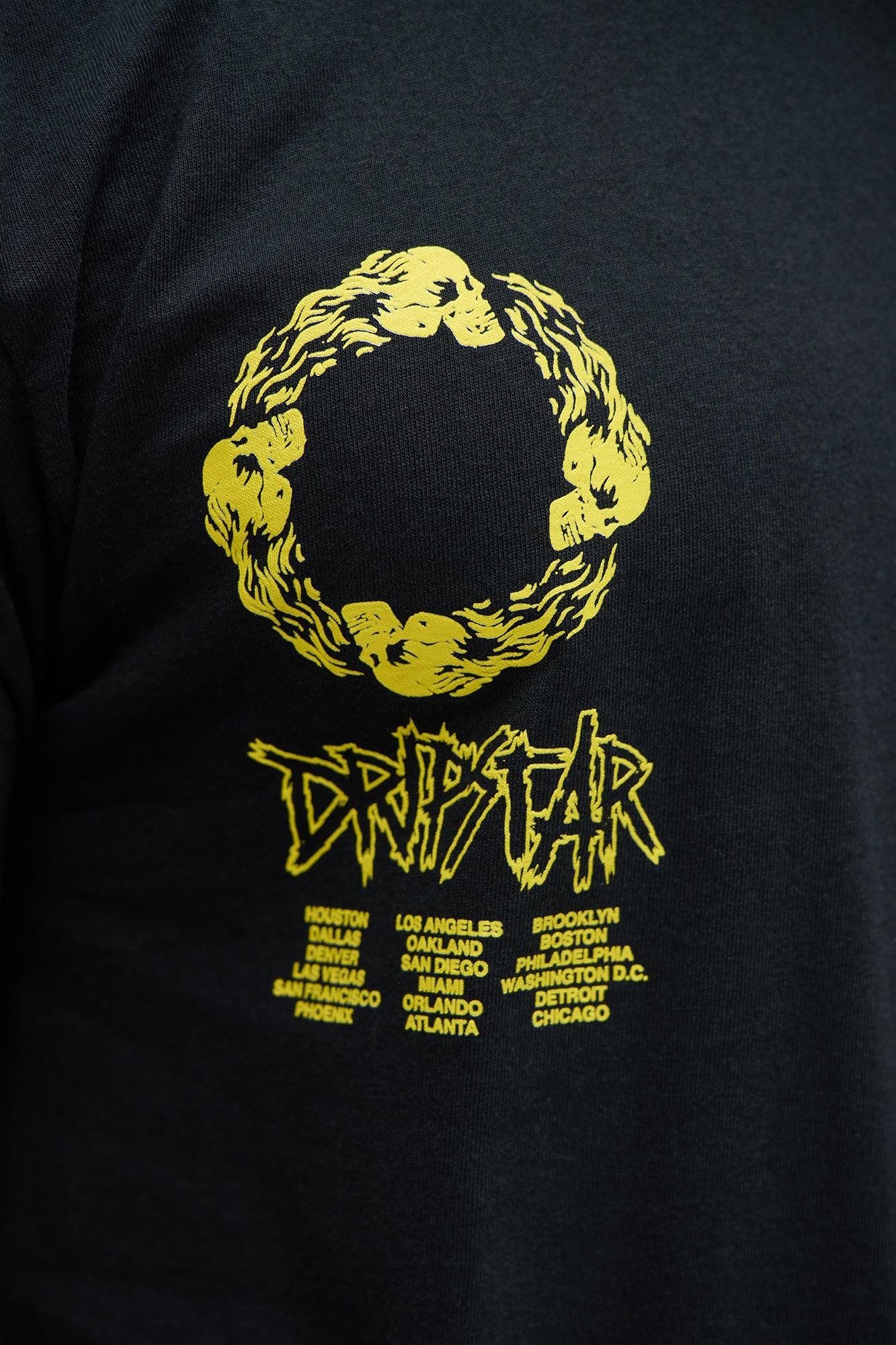 Tour Short Sleeve Crew Neck T shirt - Black Product Image