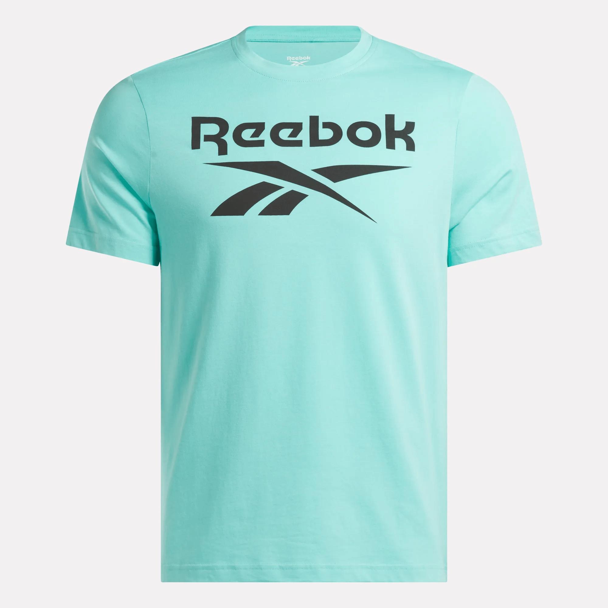 Men's Reebok Identity Big Stacked Logo T-Shirt Male Product Image