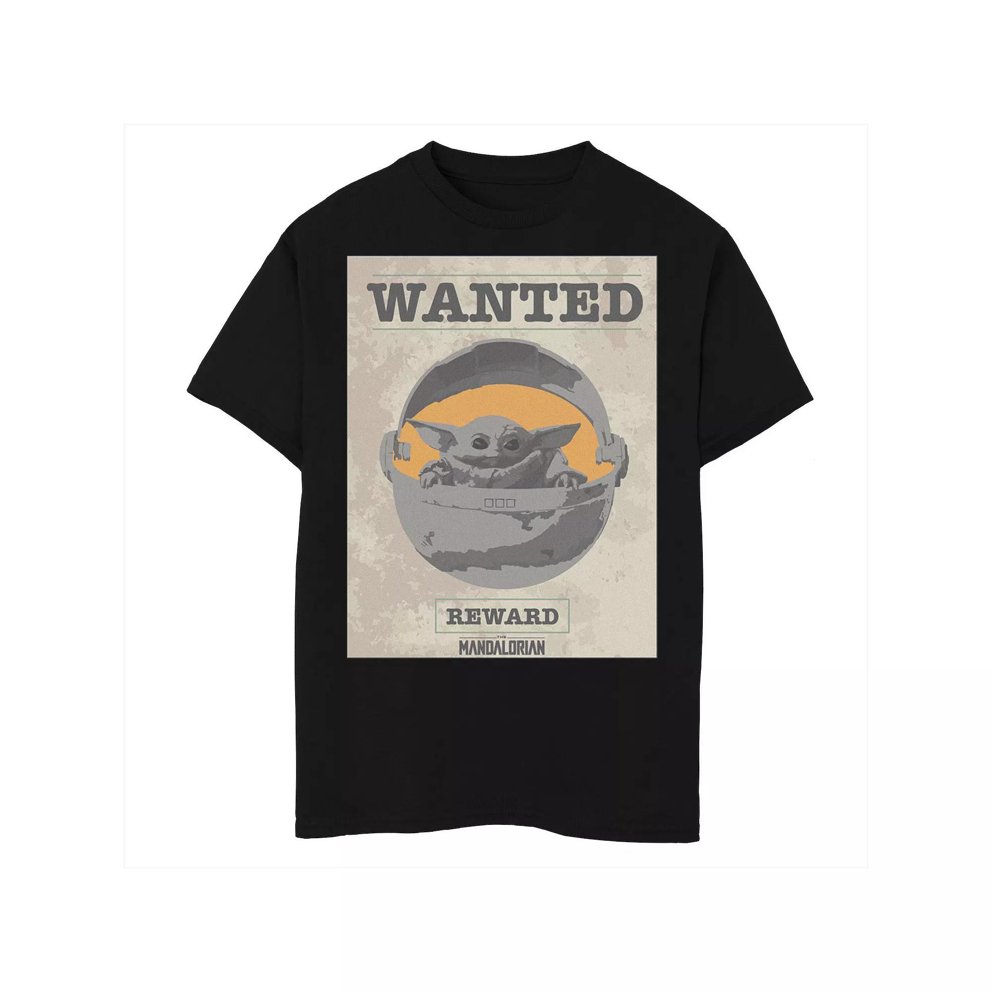 Boys 8-20 Star Wars The Mandalorian The Child Wanted Poster Graphic Tee, Boy's,  Product Image