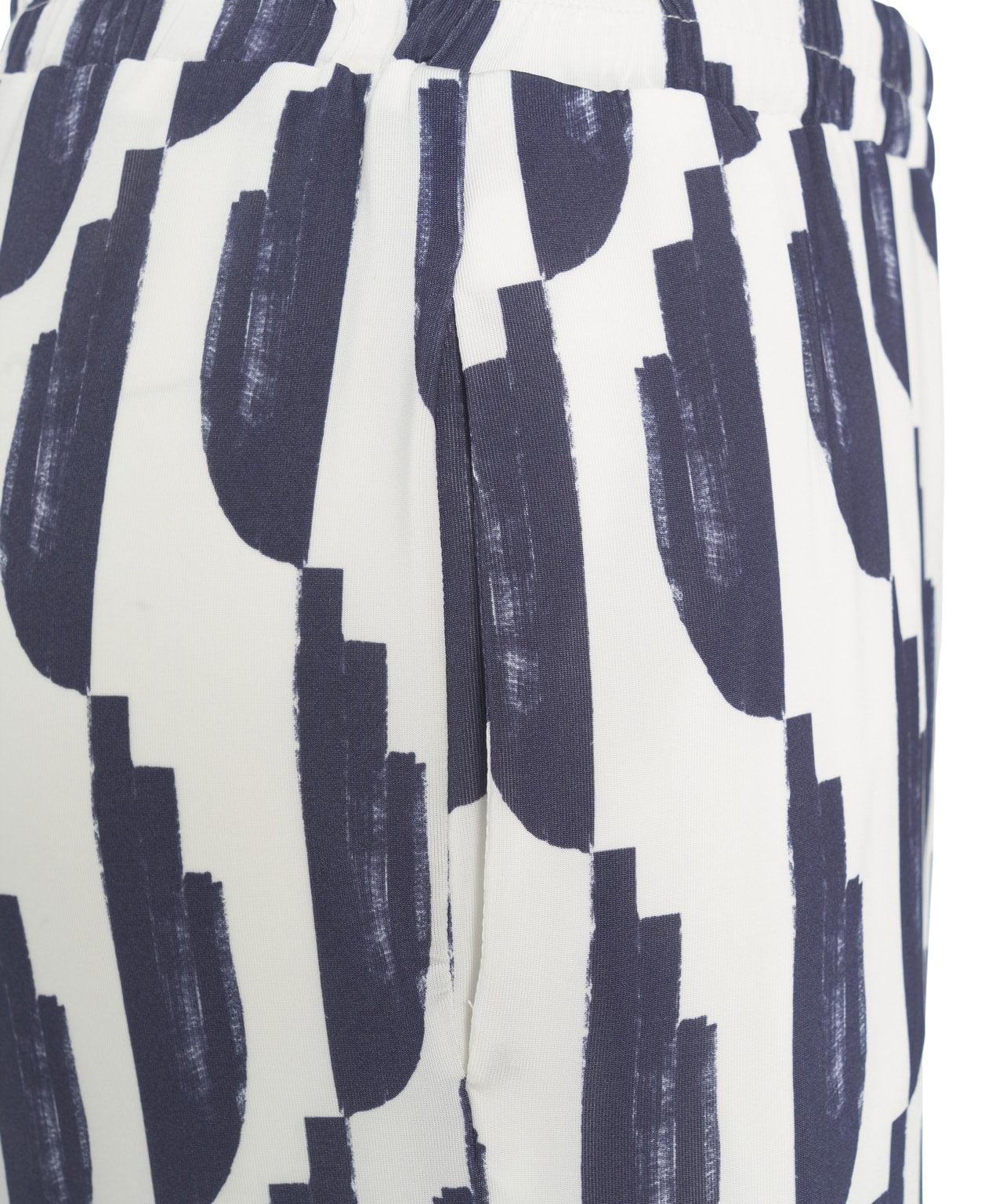 Satin pants with print Product Image