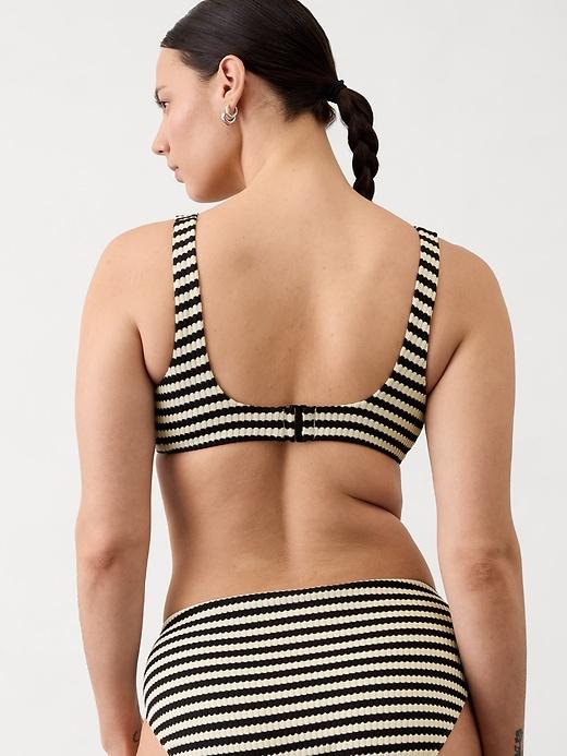 Paradise Yarn Dye Bra Cup Bikini Top Product Image