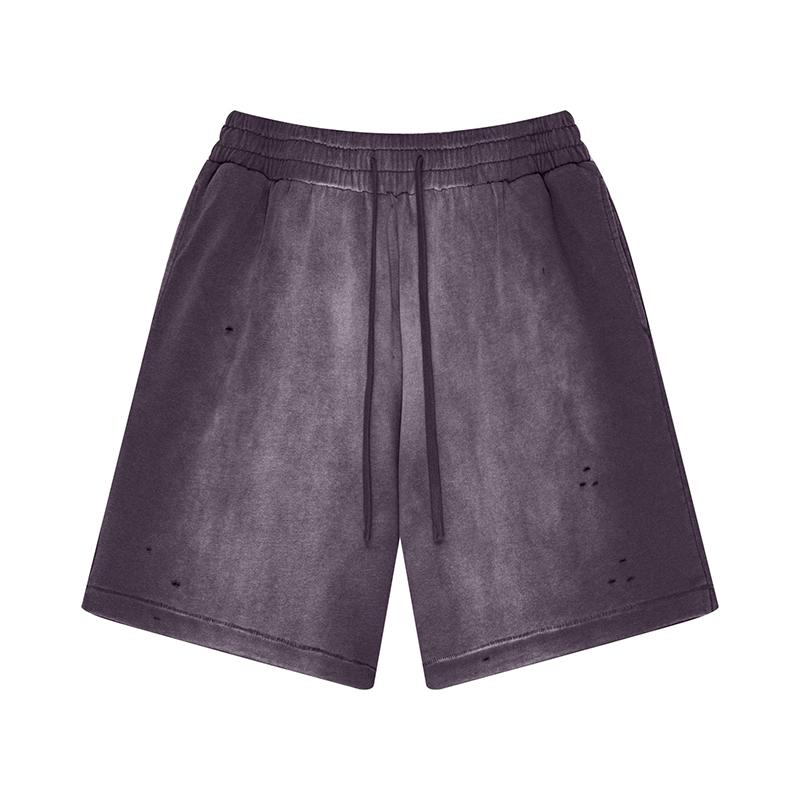 Vintage Washed Ripped Shorts Product Image