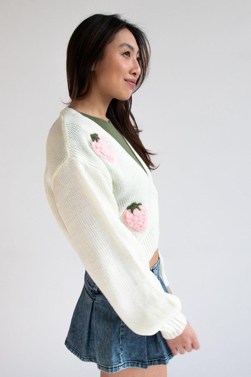 The Strawberry Patch Cardigan Product Image