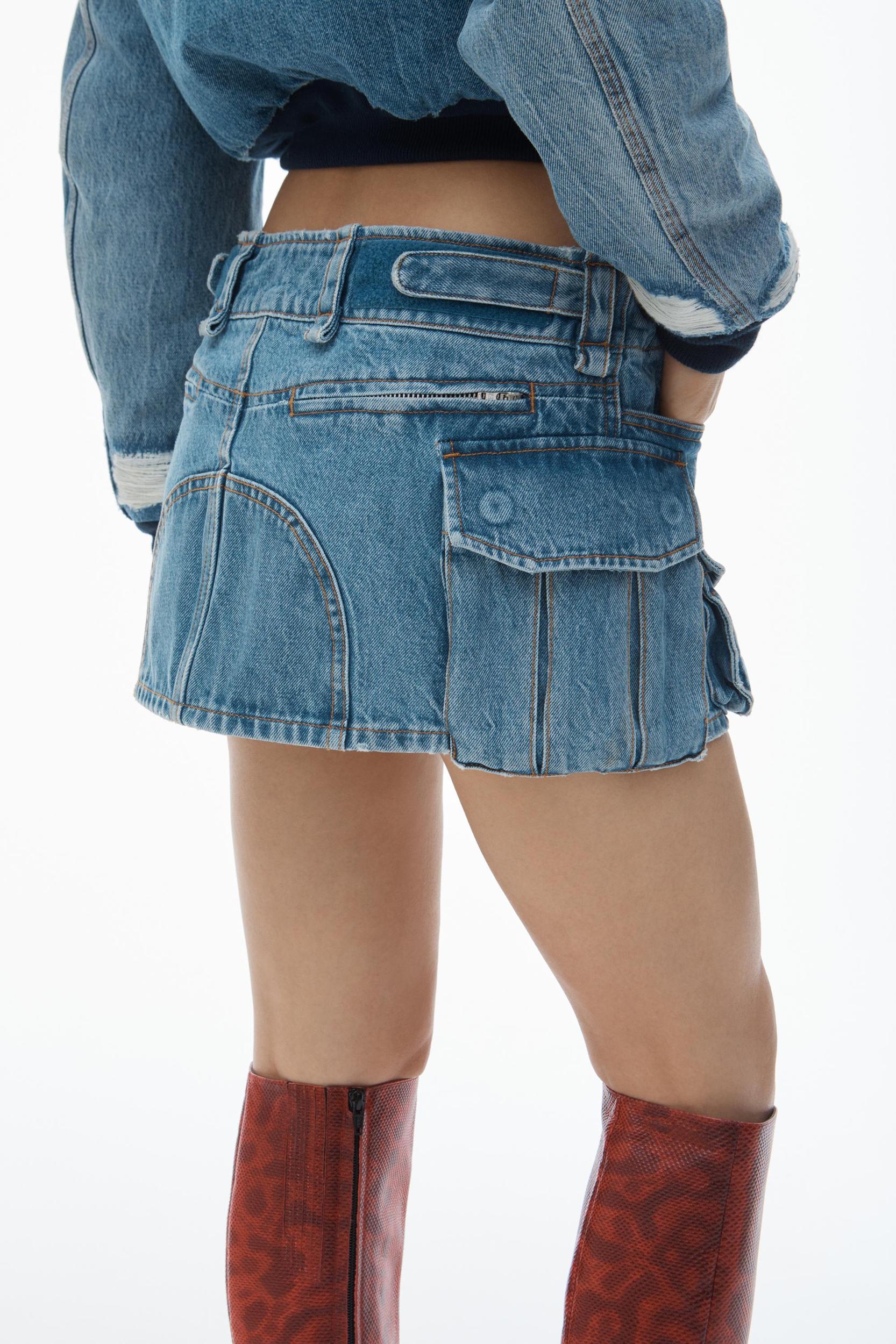 Mid-rise Cargo Pocket Miniskirt Product Image