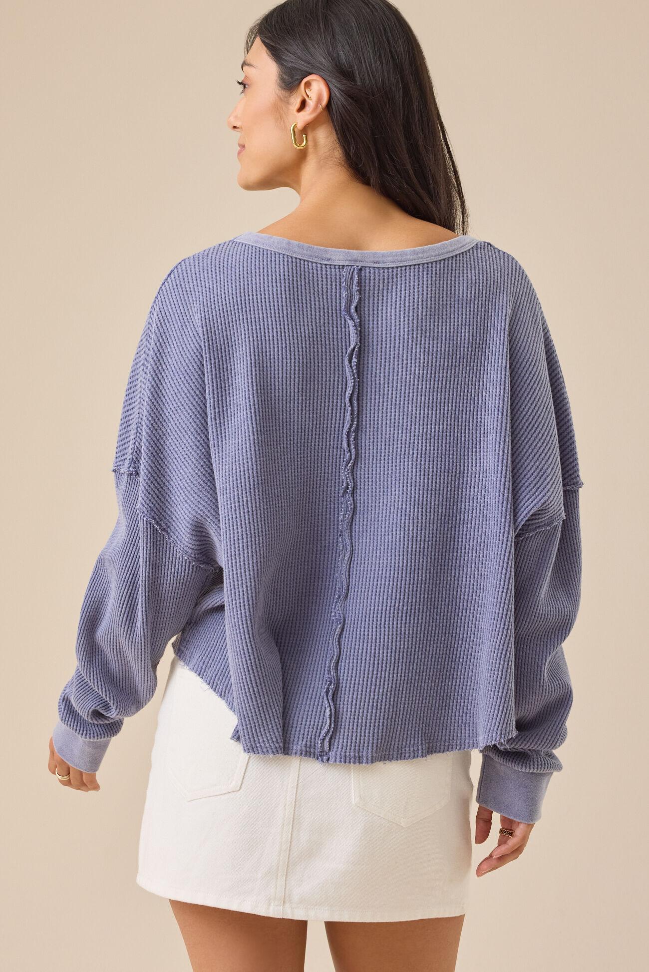 Cambry Waffle Knit Top Product Image