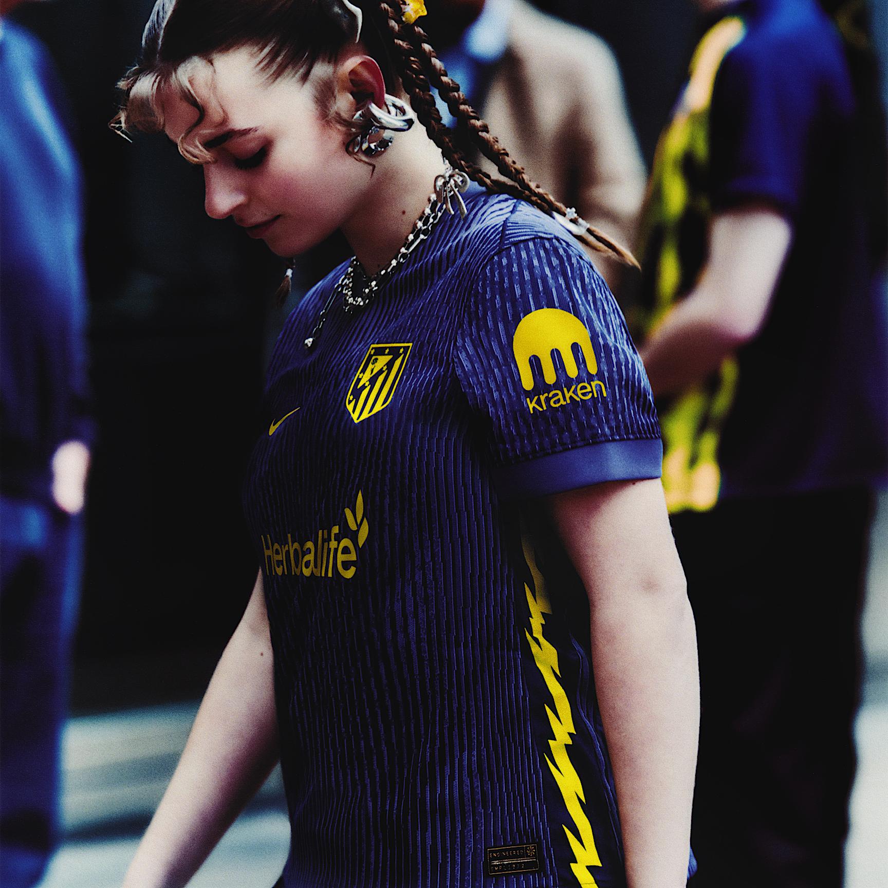 Atlético Madrid 2025/26 Stadium Away Women's Nike Dri-FIT Soccer Replica Jersey Product Image