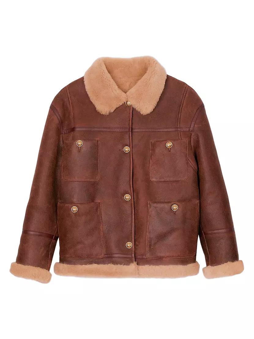 Womens Shearling Jacket Product Image