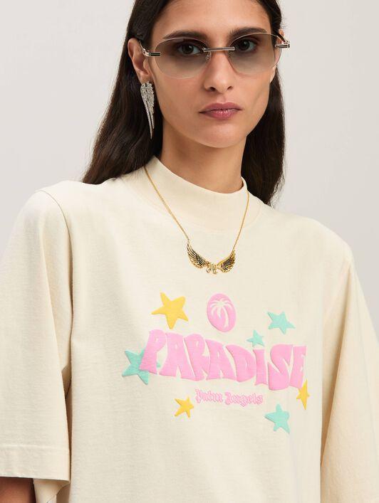 PARADISE PALM CROPPED TEE Product Image