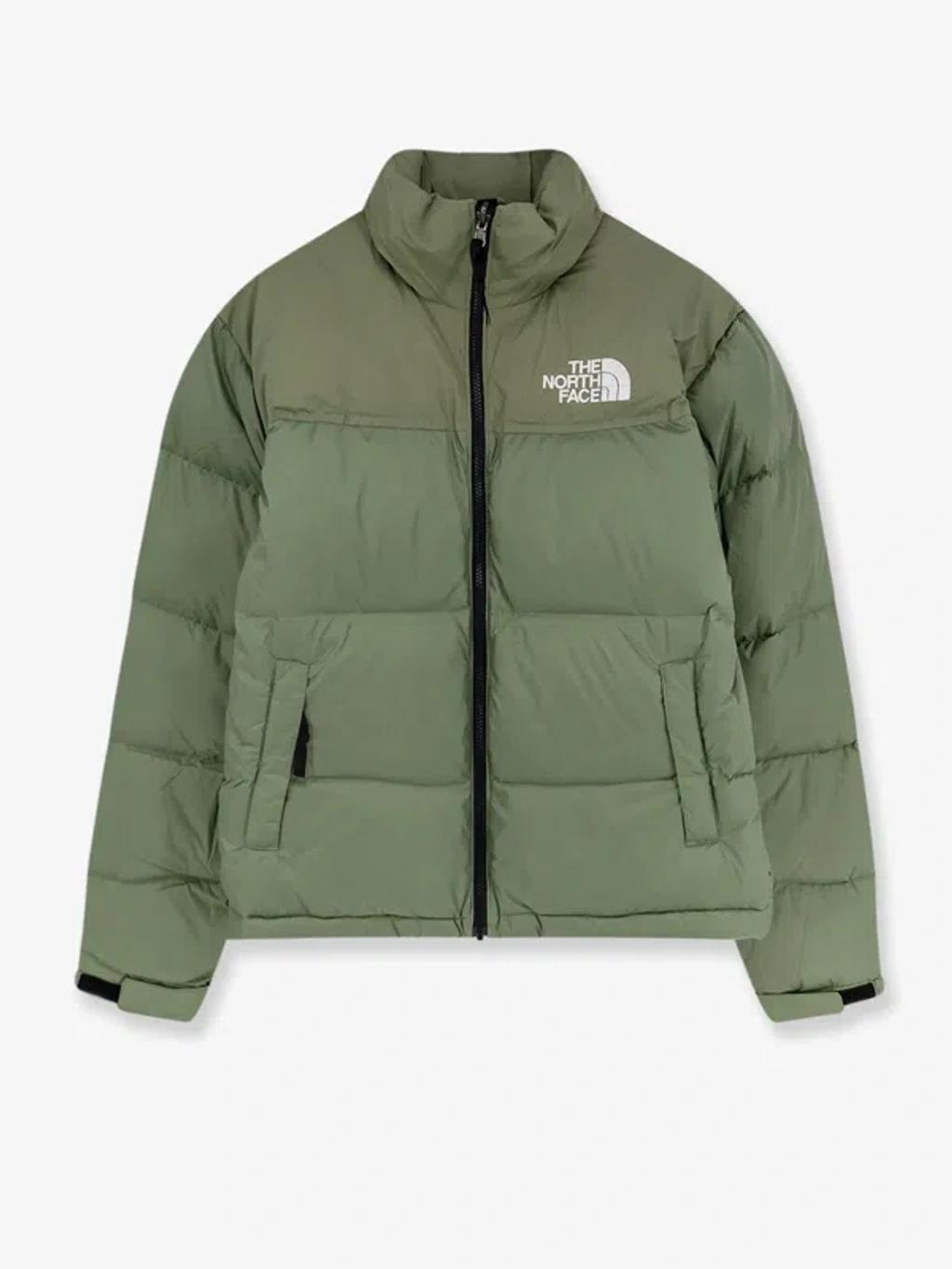 THE NORTH FACE Retro Nuptse 1996 Bark Mist Down Jacket In Green Product Image