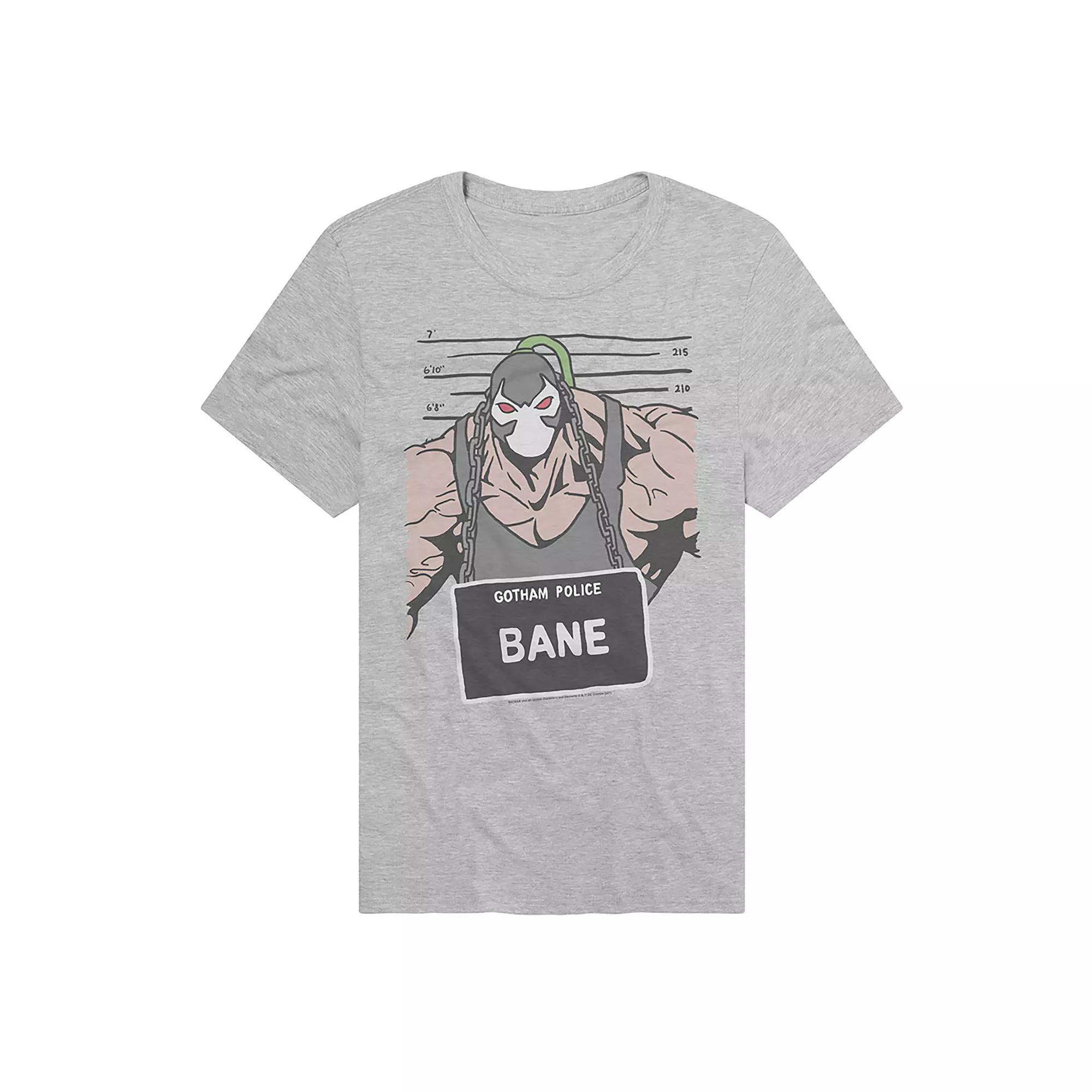 Men's DC Comics Batman Gotham Police Bane Mugshot Graphic Tee,  Product Image