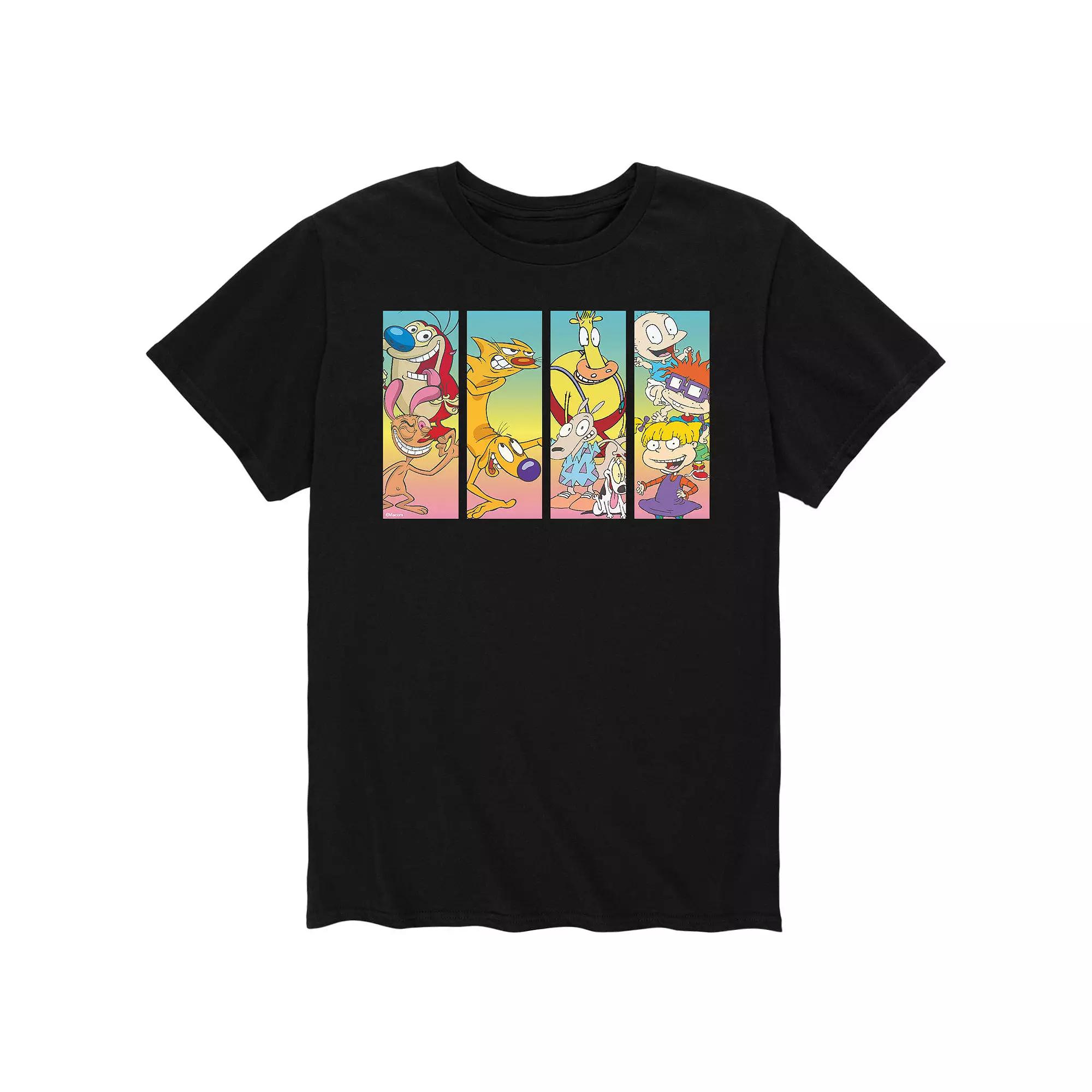 Men's Nick All Stars Rewind 4 Images Tee,  Product Image