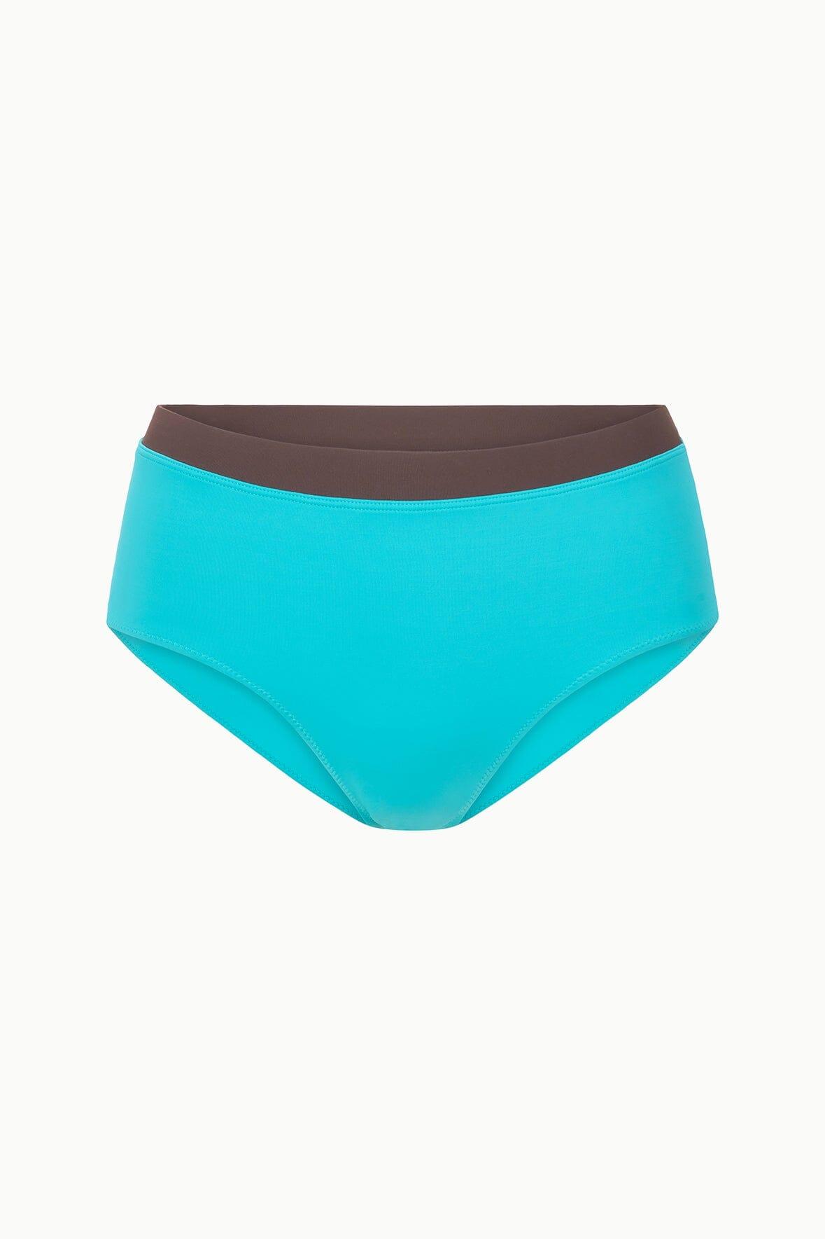 JO BALCONETTE BIKINI TOP | TEAL DARK CHOCOLATE Product Image
