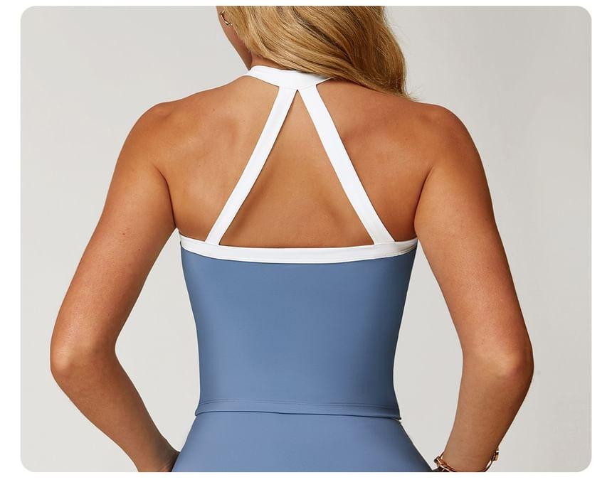 Sport Contrast Trim Camisole Top Product Image