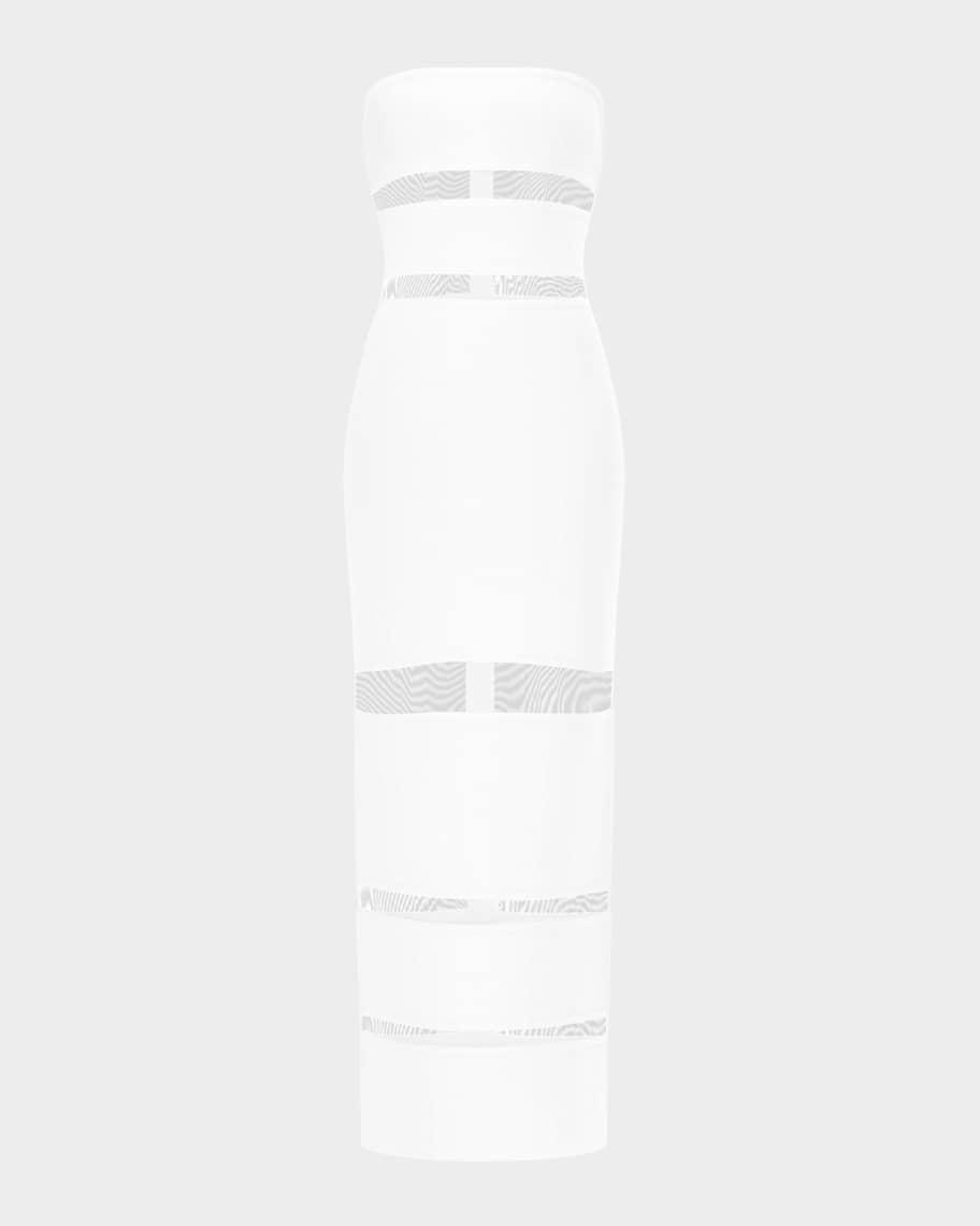 The Vera Strapless Illusion-Insert Column Gown Product Image