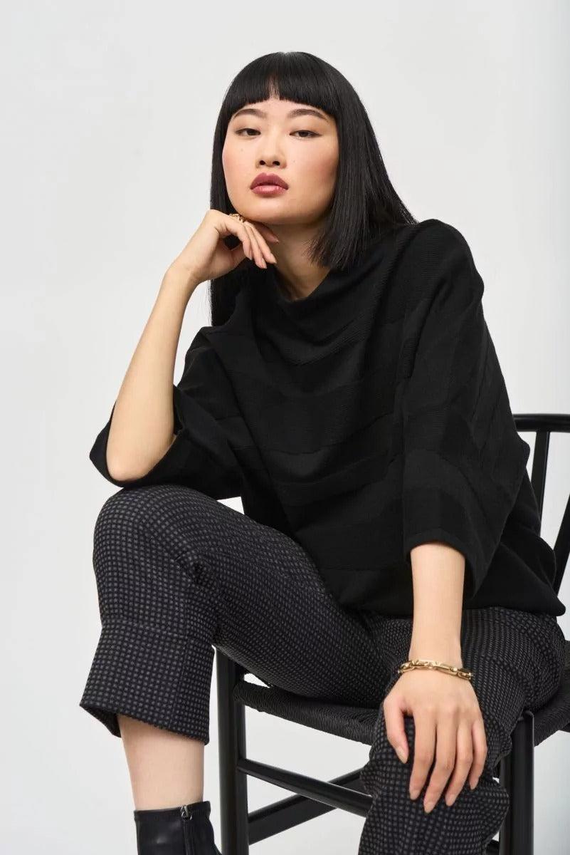 Empress Mock Neck Boxy Top Product Image