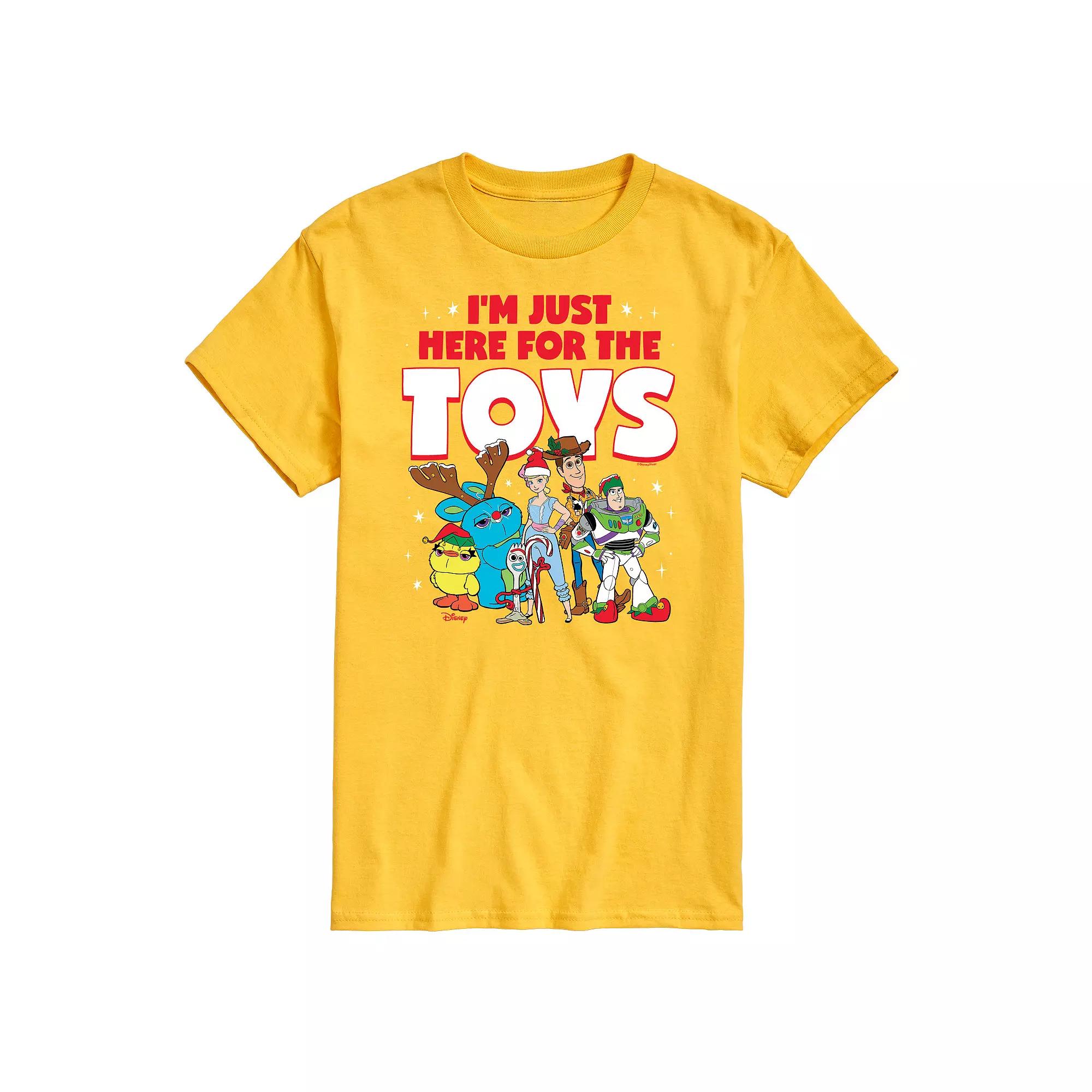Disney / Pixar's Toy Story 4 Men's Here For The Toys Graphic Tee,  Product Image