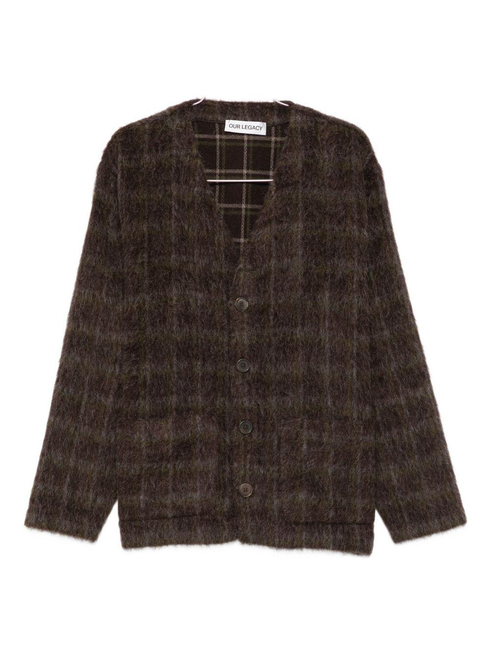 checked cardigan Product Image