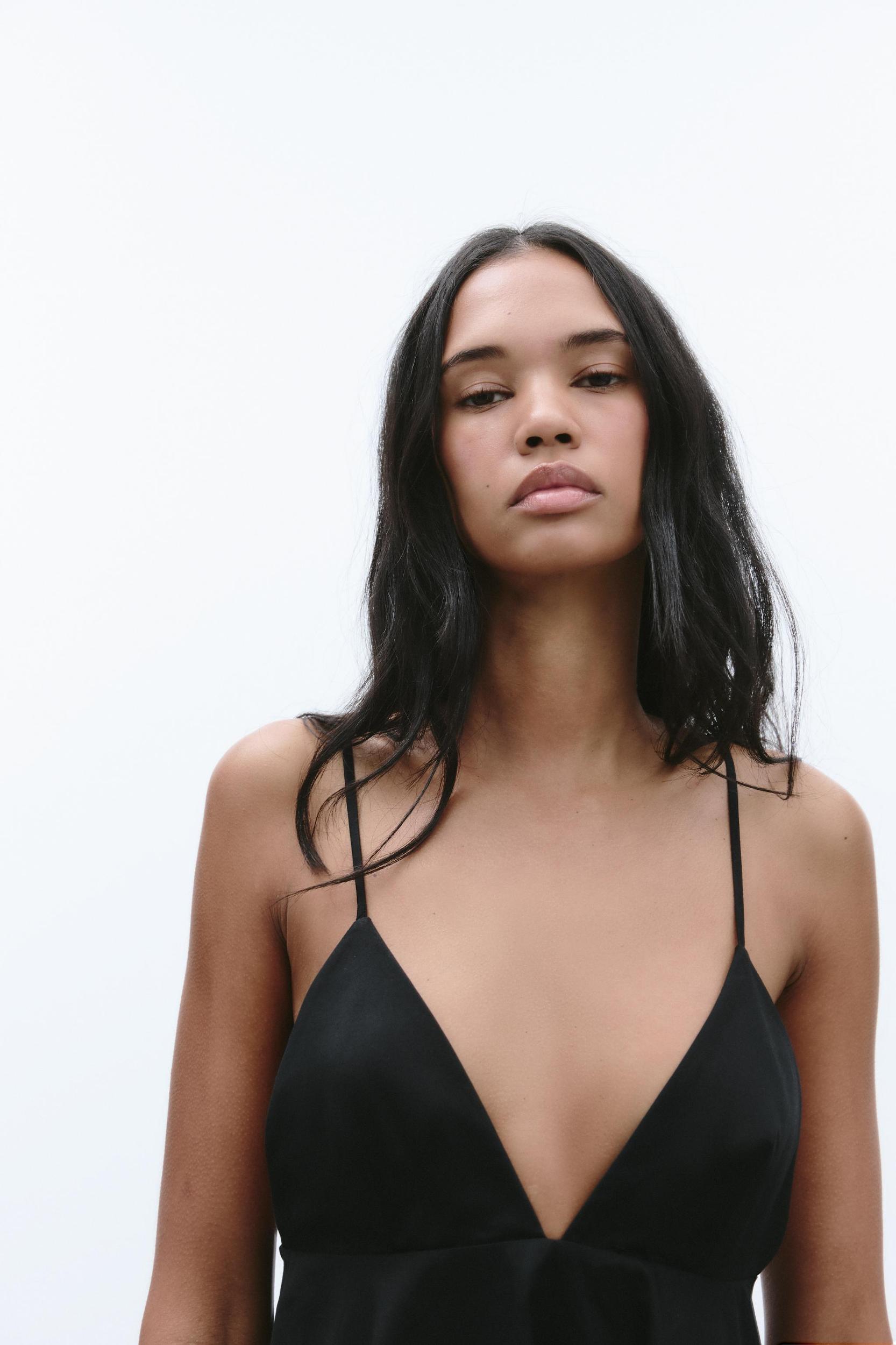 SHORT DRESS WITH STRAPS Product Image