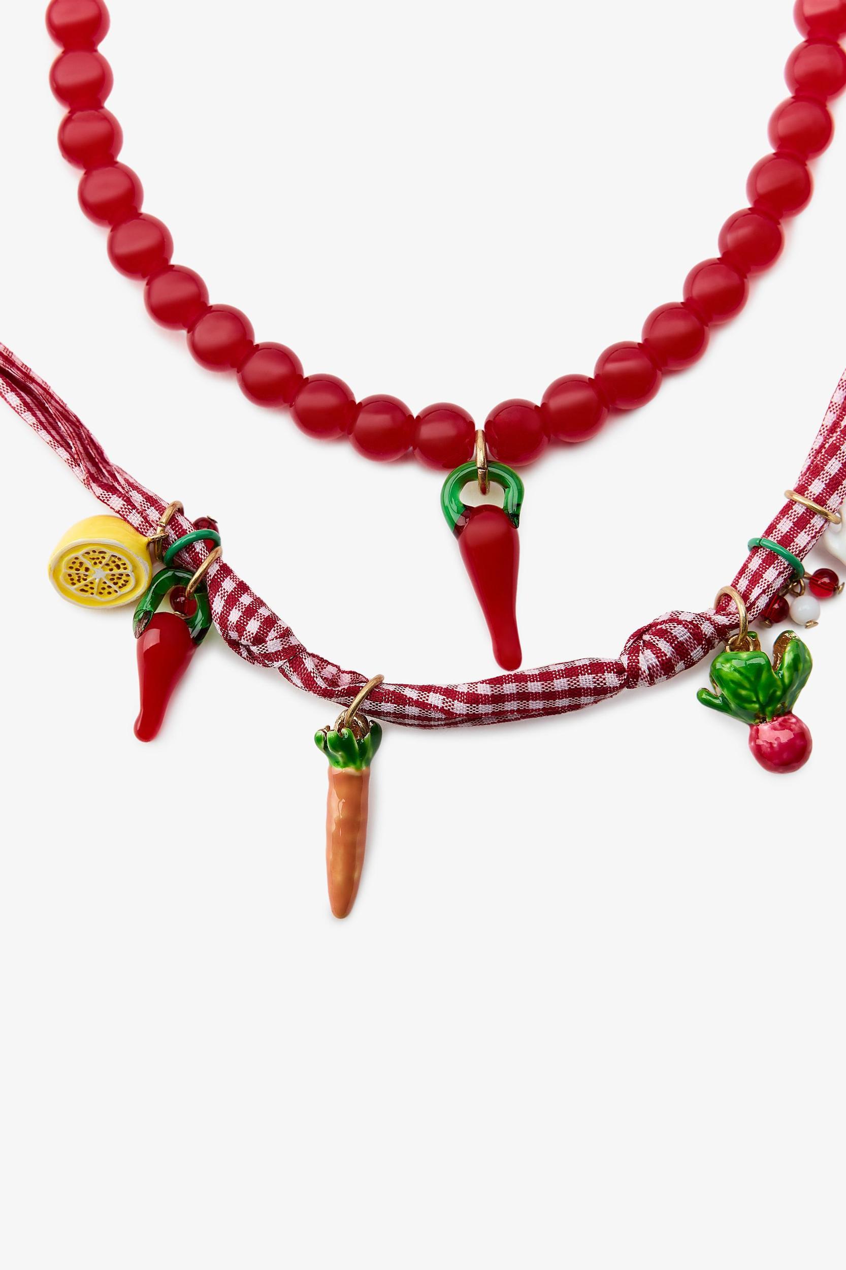 TWO-PACK OF CHARM NECKLACES Product Image