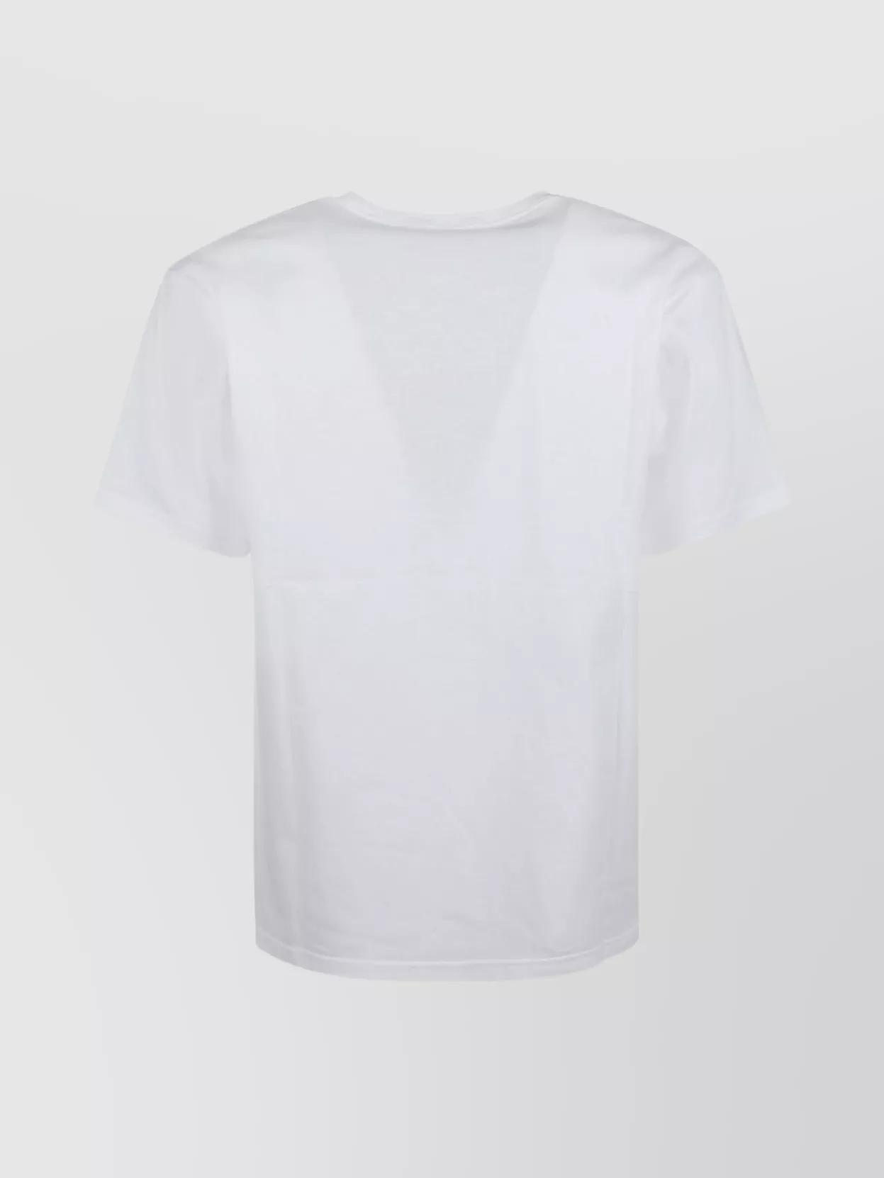 VALENTINO Mens Avorio Logo-print Crew-neck Cotton-jersey T-shirt Product Image