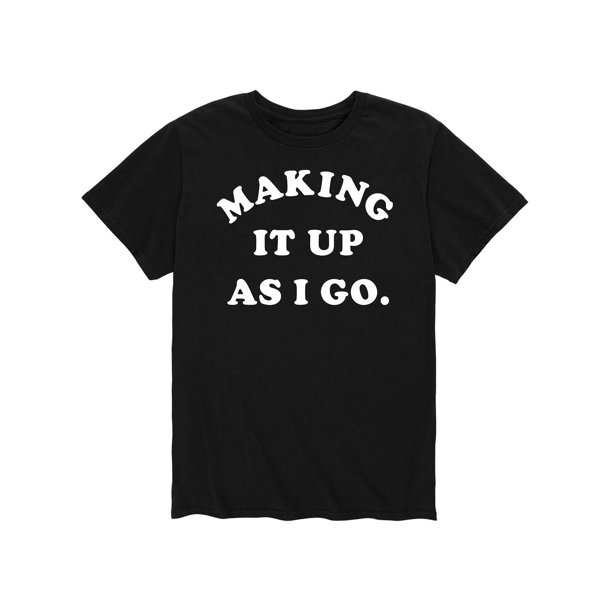 Men's Making Up As Go Tee,  Product Image