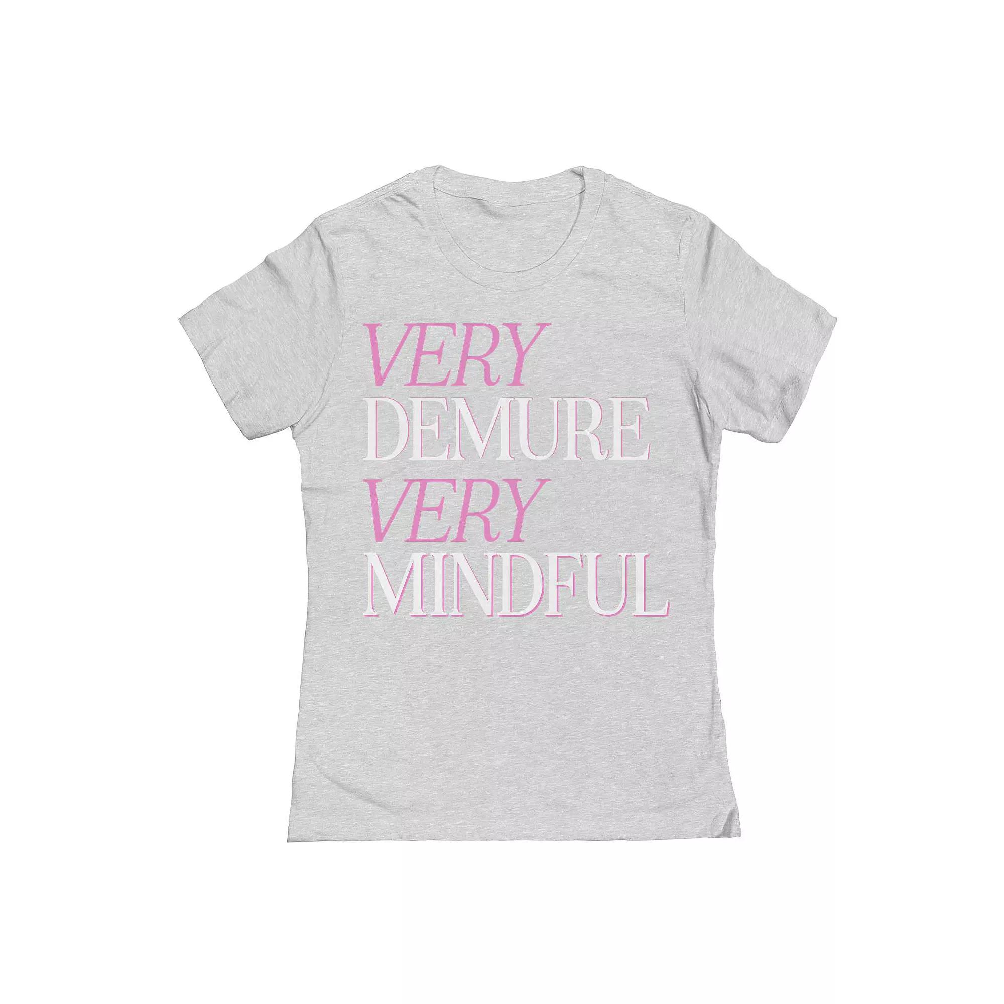 Junior's Grayson Threads by Tai Apparel Demure Mindful Graphic Tee, Girl's,  Product Image