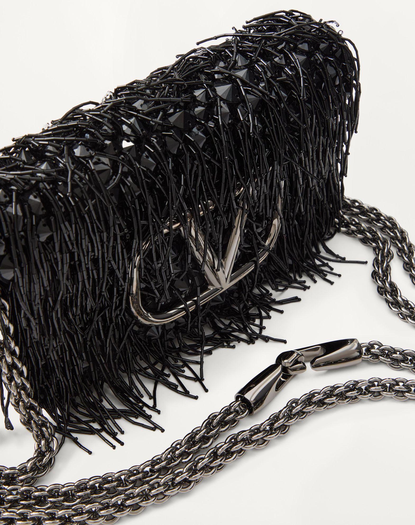 Valentino Garavani Locò Small Embroidered Shoulder Bag  Product Image