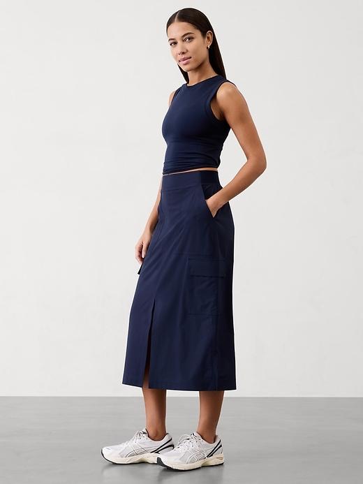 Brooklyn Heights High Rise Cargo Skirt Product Image