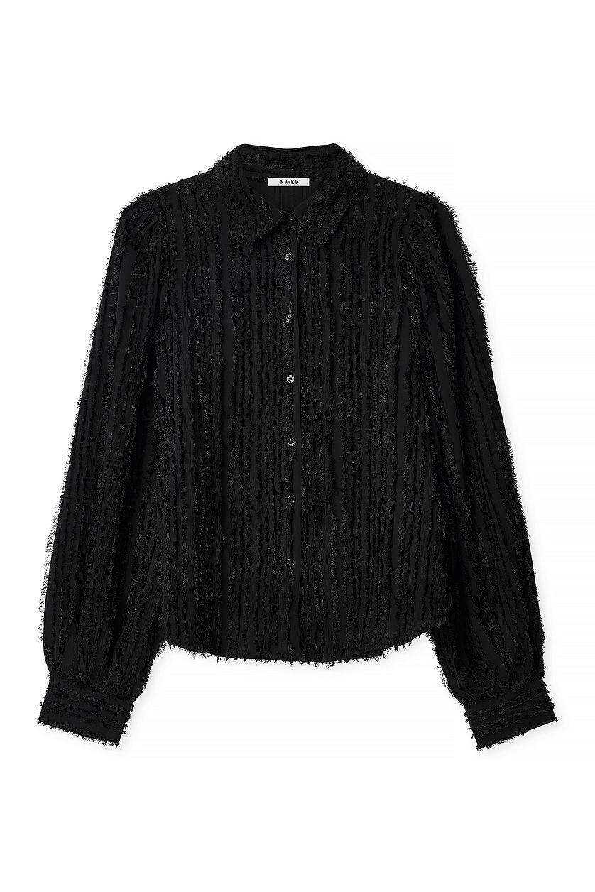 Fringe Long Sleeve Shirt Product Image