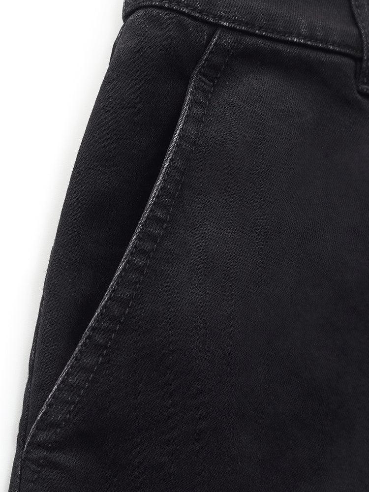 Denim Jacket And Camisole And Adjustable Waist Skirt Three-Piece Set Product Image