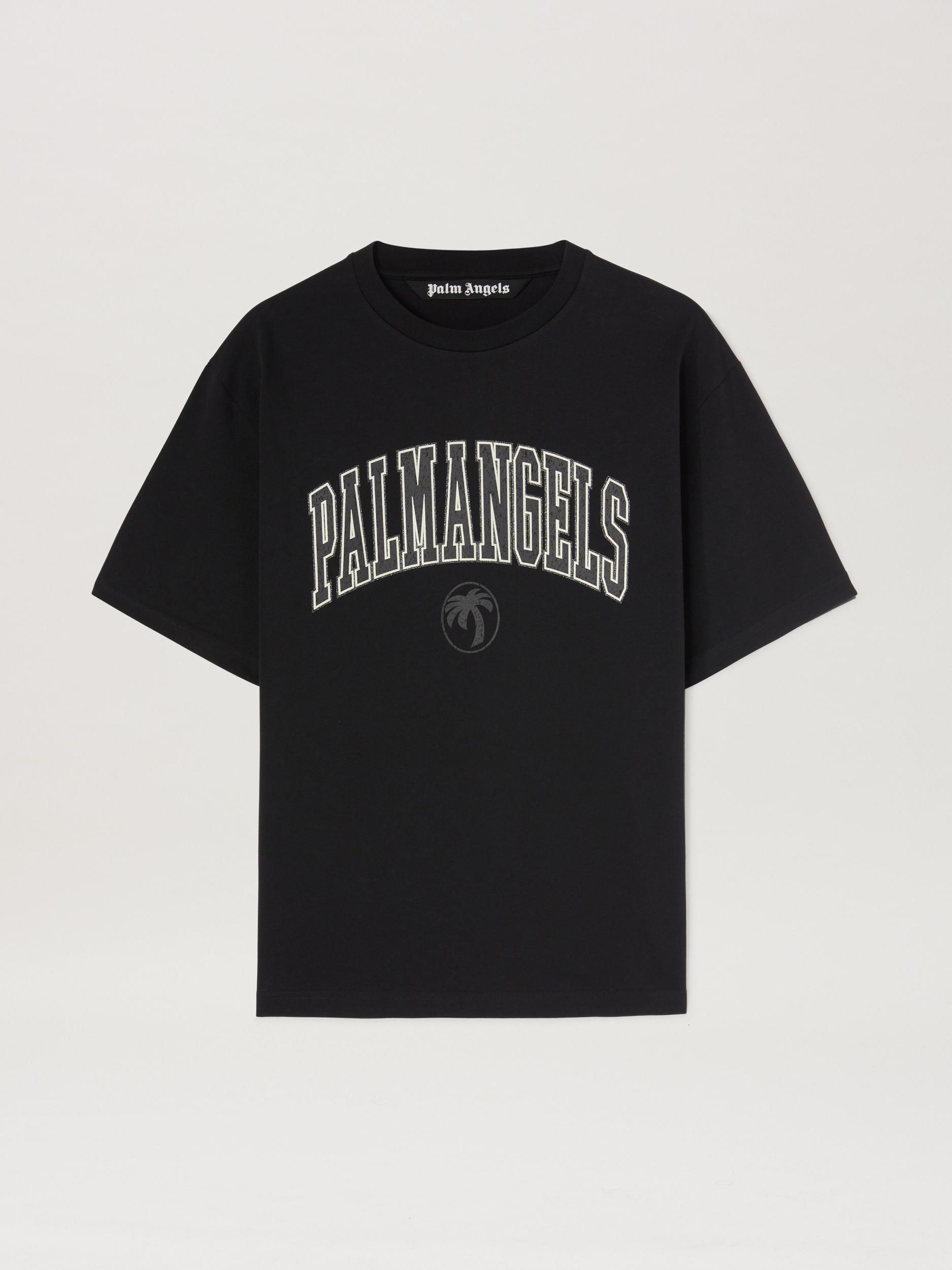 COLLEGE PALM SLIM TEE BLACK - VINTAGE BL Product Image
