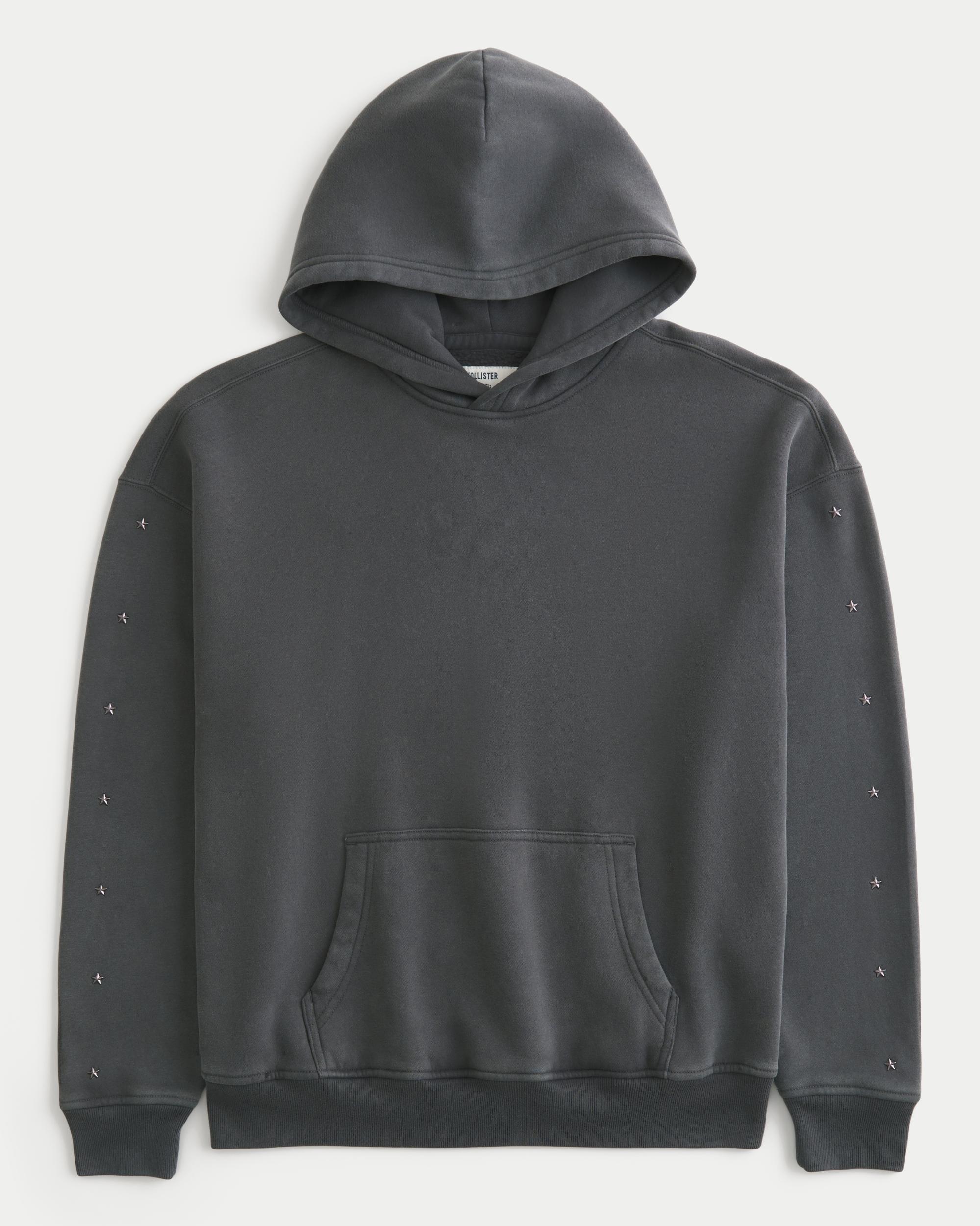 Boxy Flame Graphic Zip-Up Hoodie Product Image