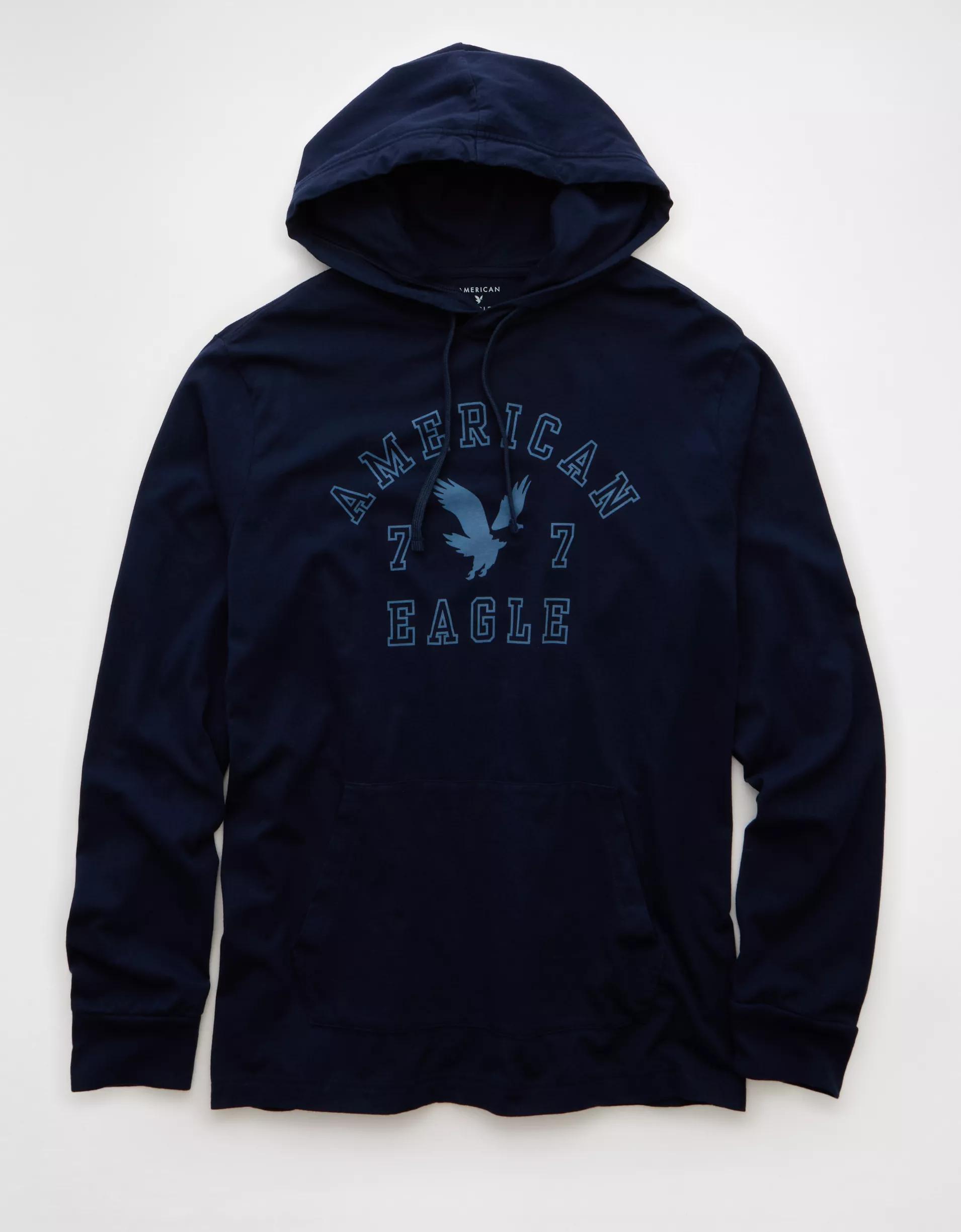 AE Icon Logo Graphic Hoodie T-Shirt Product Image