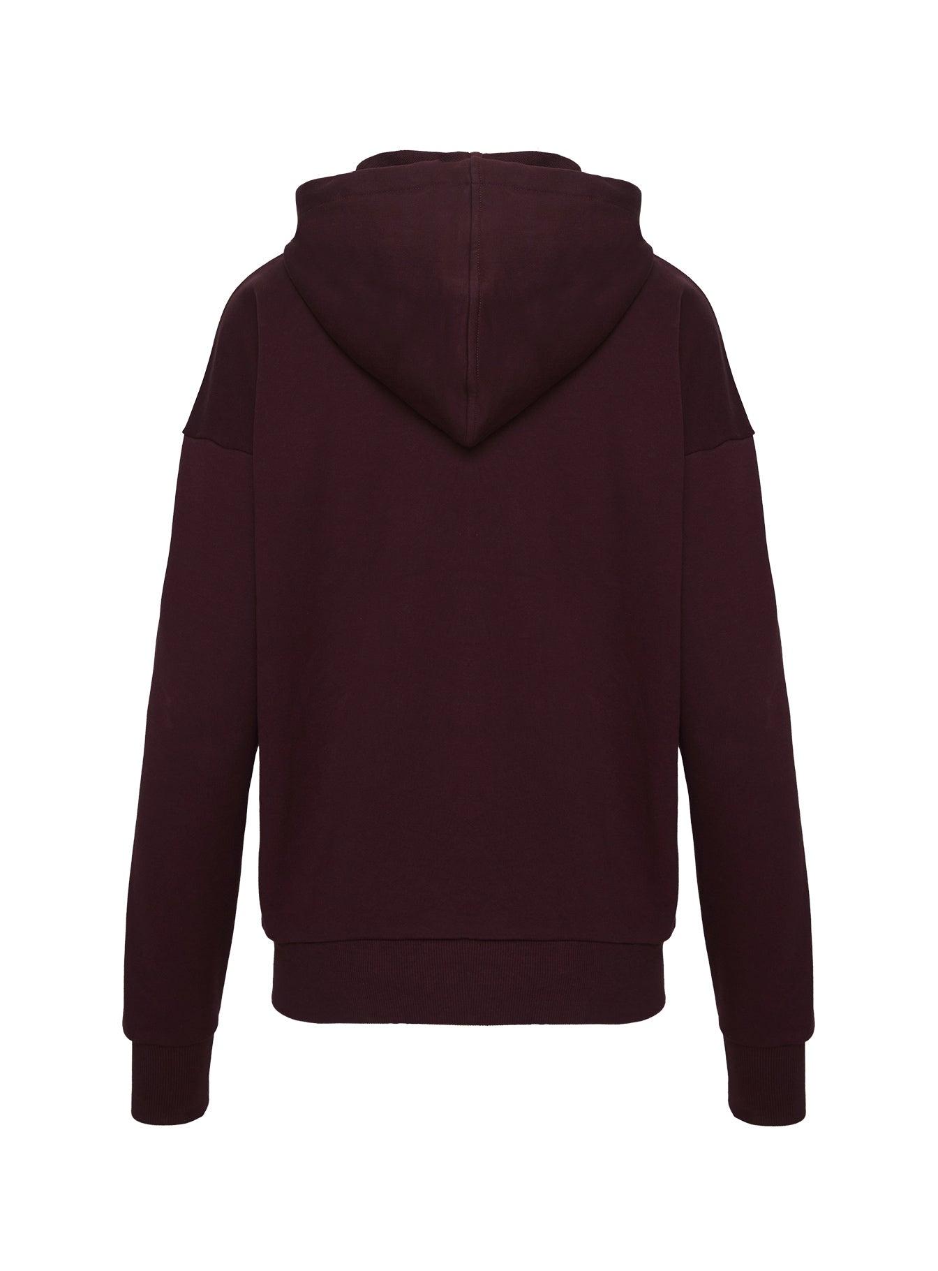All Day Oversized Hoodie Wine Product Image