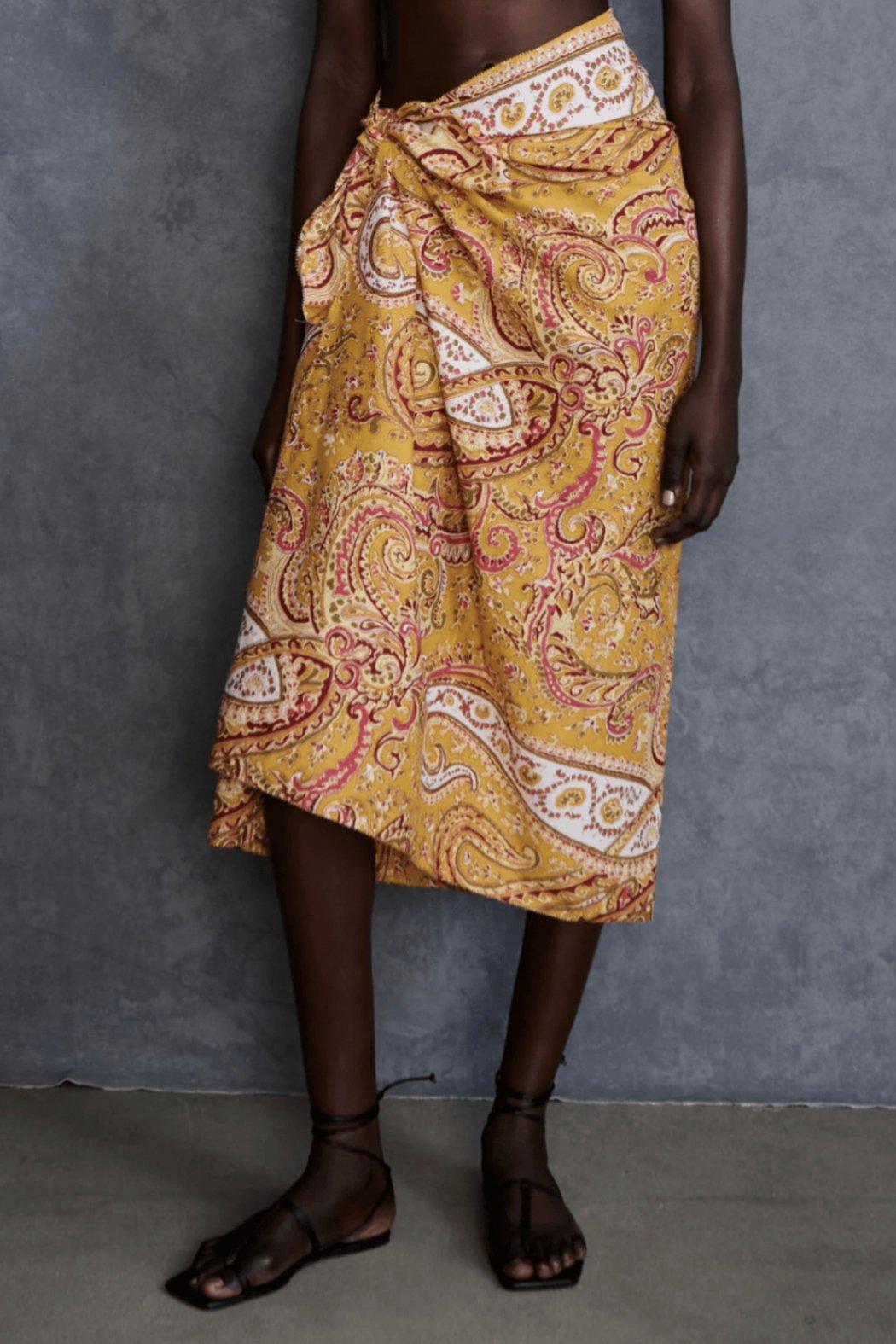 Paisley-Printed Sarong Product Image