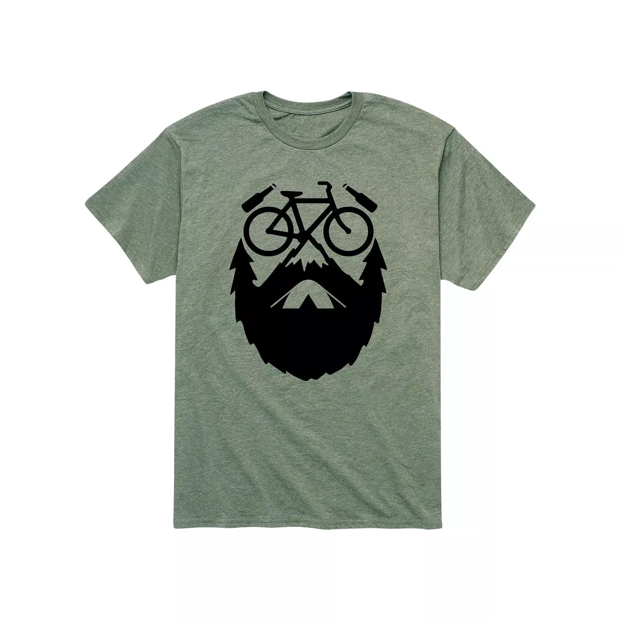 Men's Bike Beard Tee,  Product Image