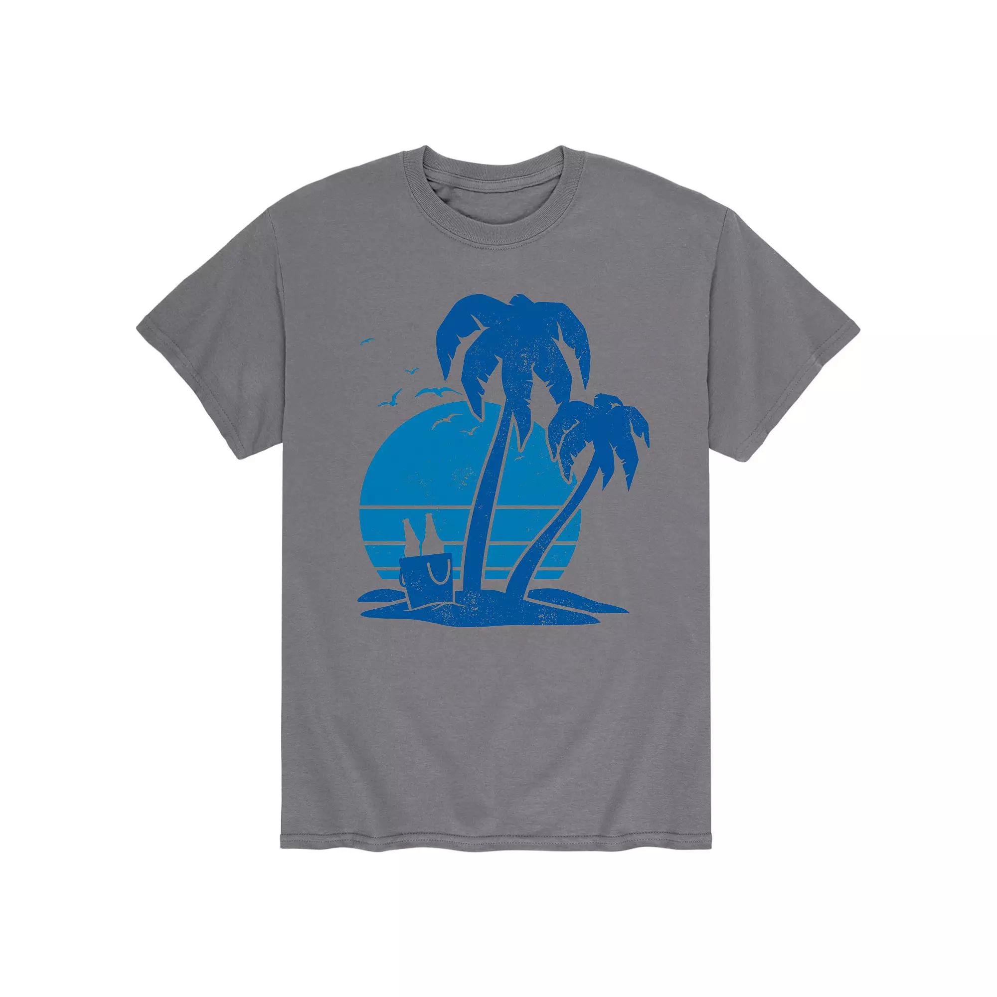 Men's Beach And Beer Tee,  Product Image