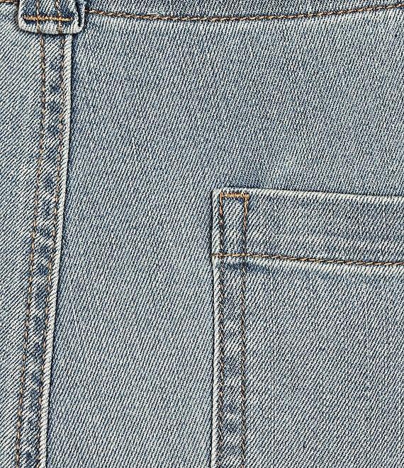 Nurture by Westbound Plus Size Crop Kick Flare Patch Pocket Jeans Product Image