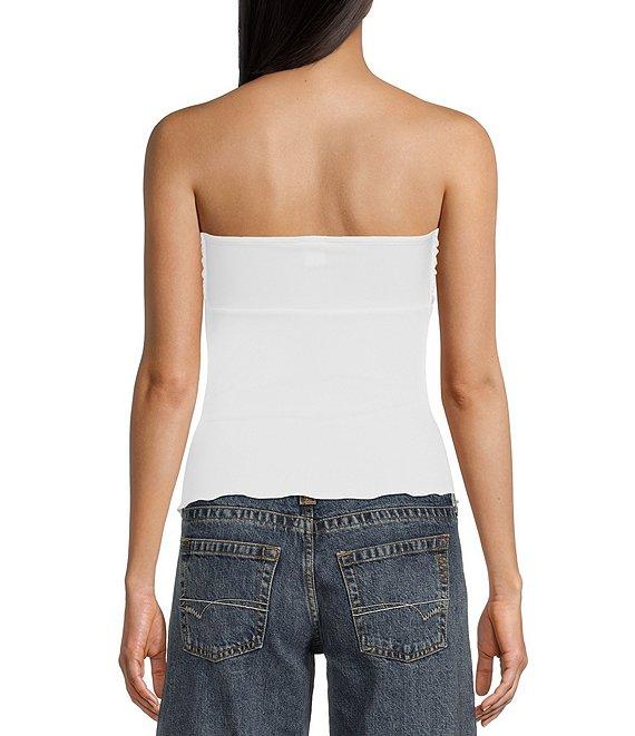 BDG Urban Outfitters Rem Knit Bandeau Asymmetrical Top Product Image