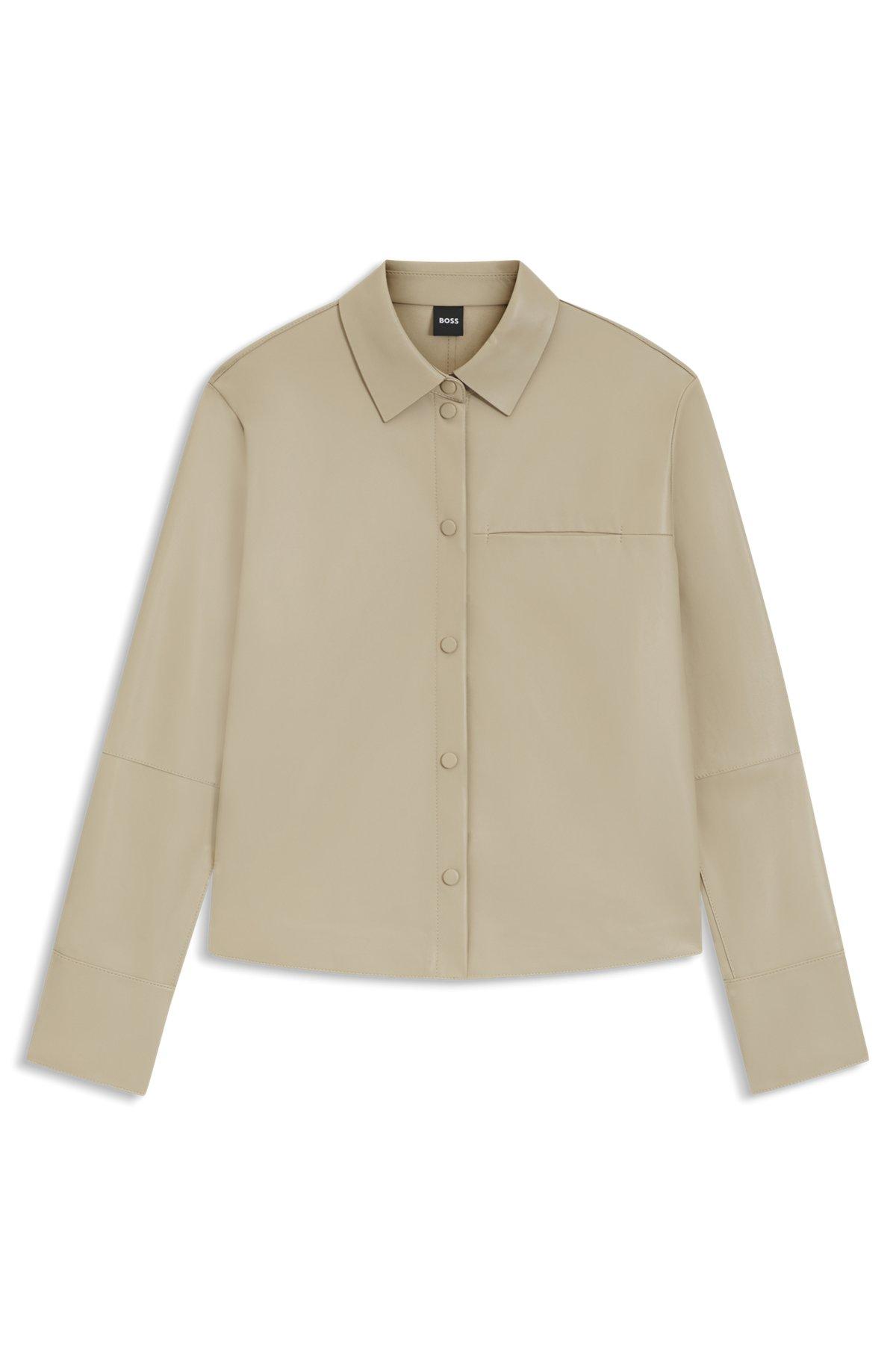 Regular-fit blouson jacket in nappa leather Product Image