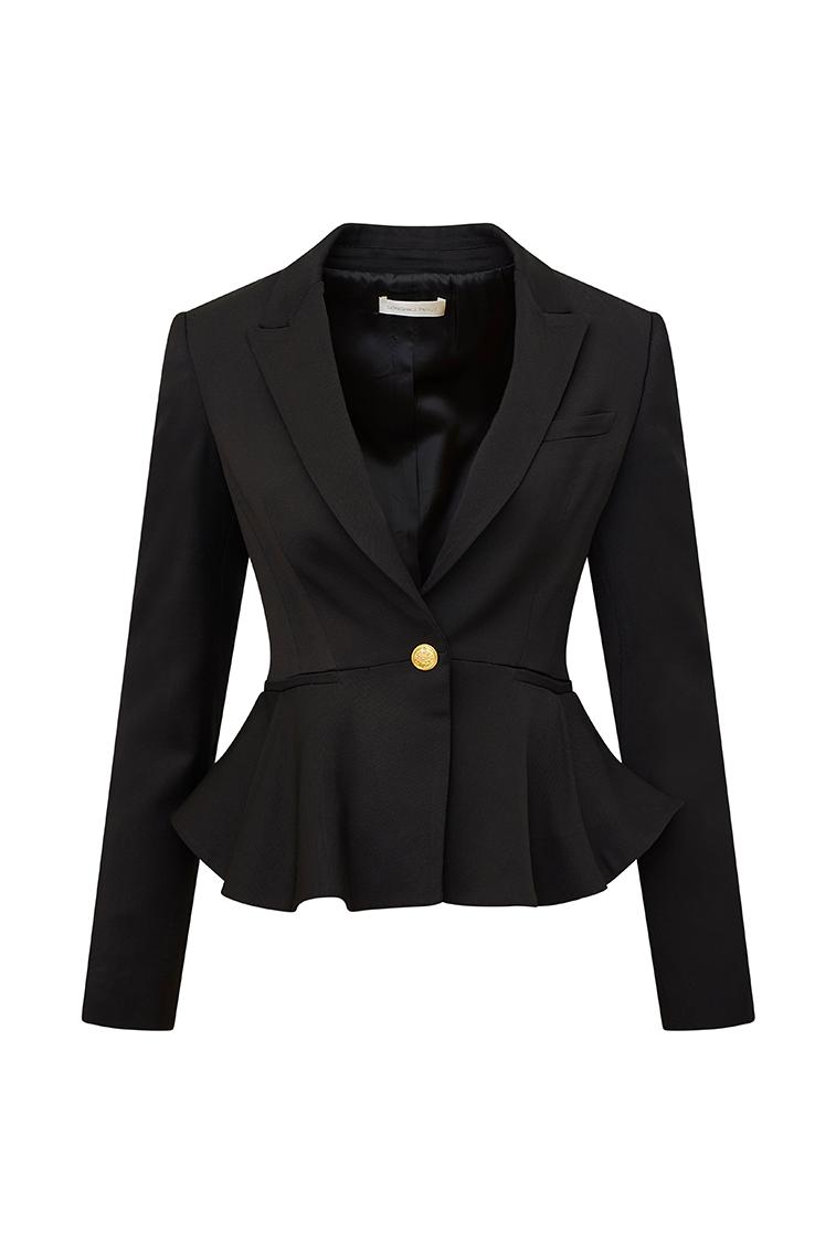Pantonia Wool-Blend Peplum Blazer Product Image